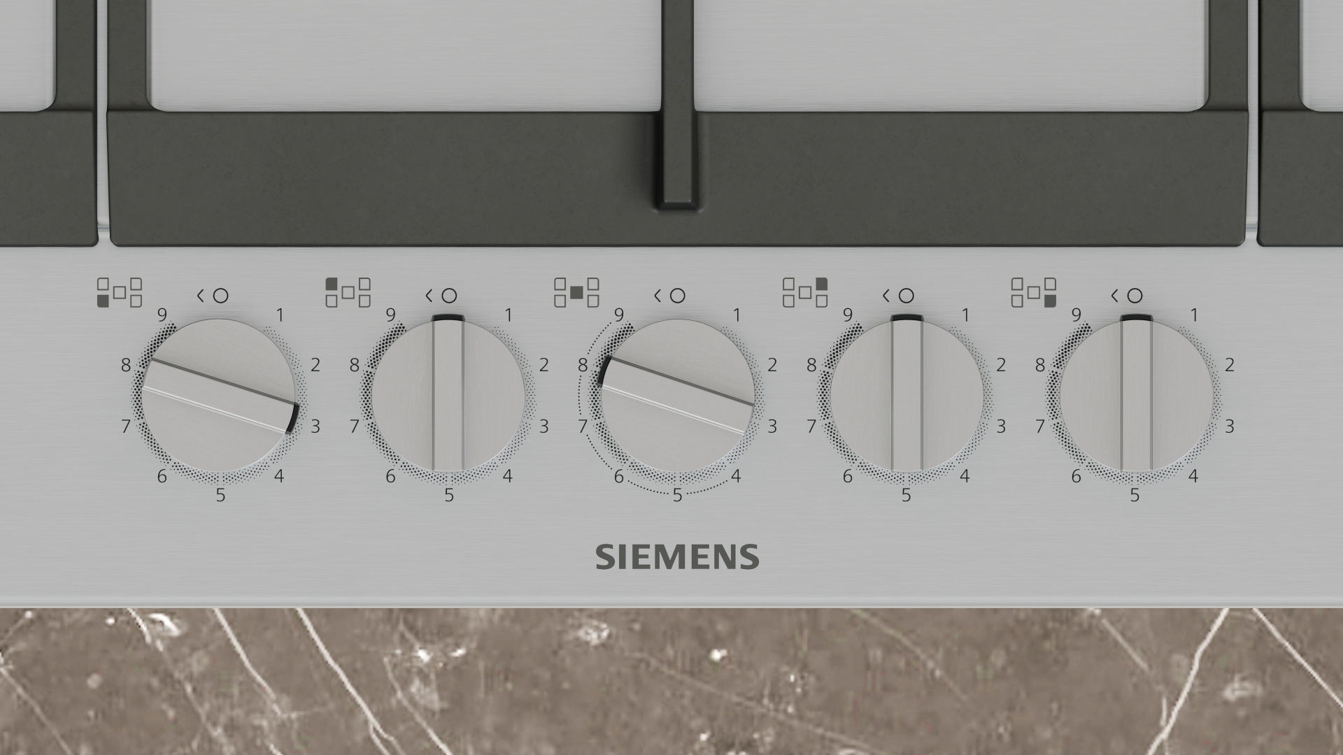 SIEMENS IQ500 table de cuisson au gaz - 90cm - EC9A5RI90