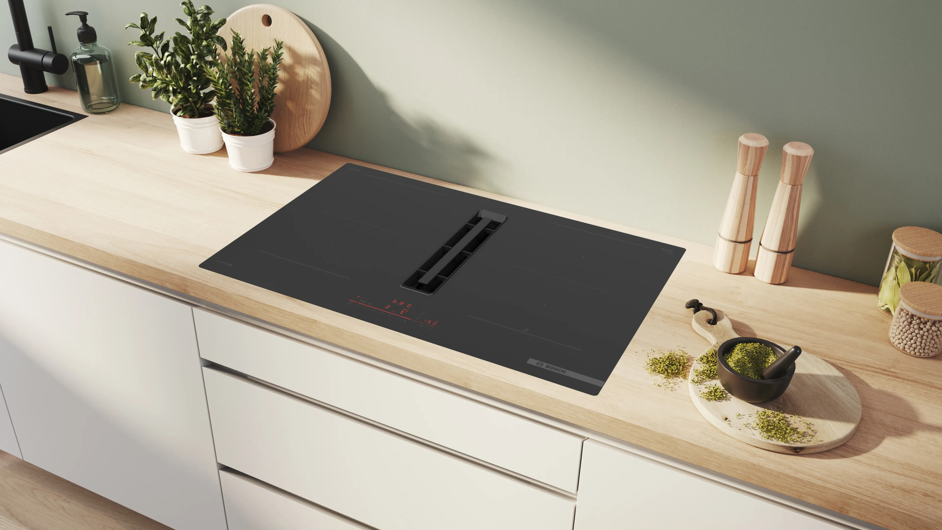 BOSCH SERIE 2 table de cuisson à induction - 80cm - PVQ821H26E