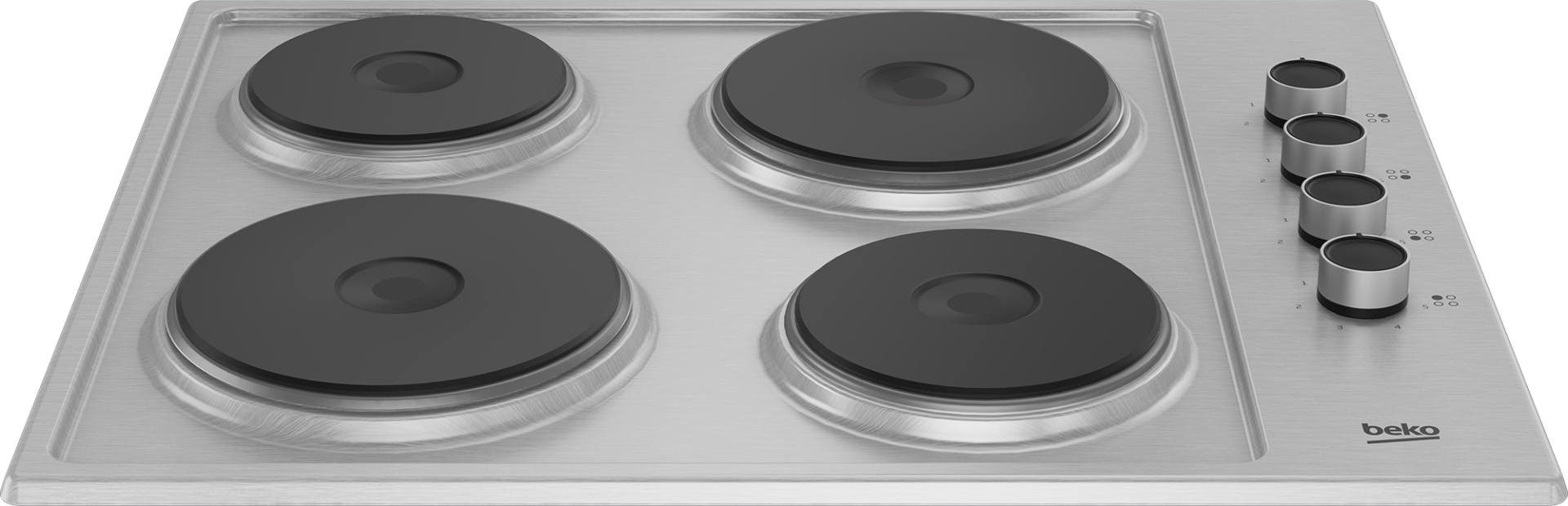 BEKO table de cuisson électrique - 60cm - HIGE64100X