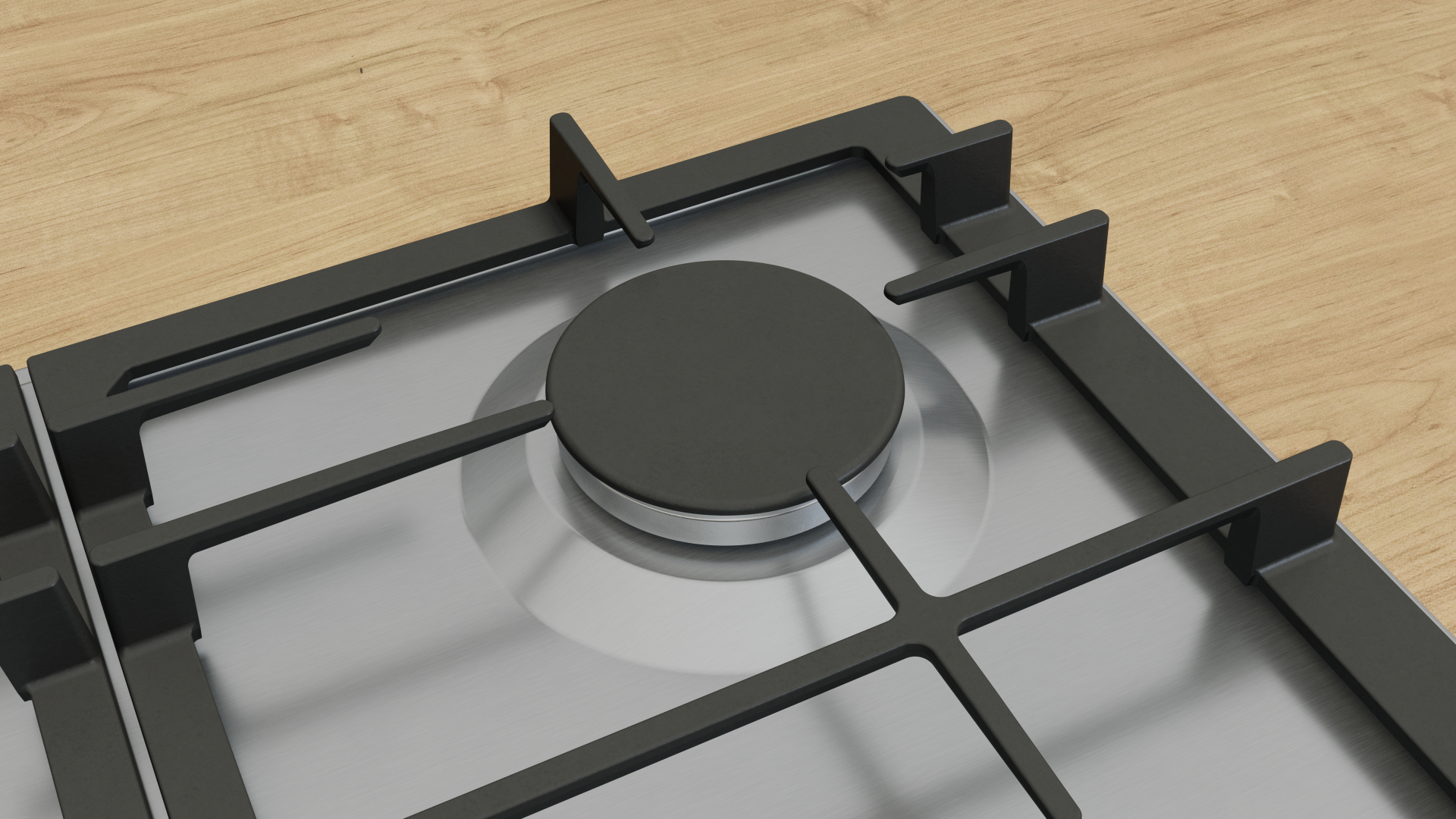 BOSCH SERIE 6 table de cuisson au gaz - 90cm - PCR9A5I90