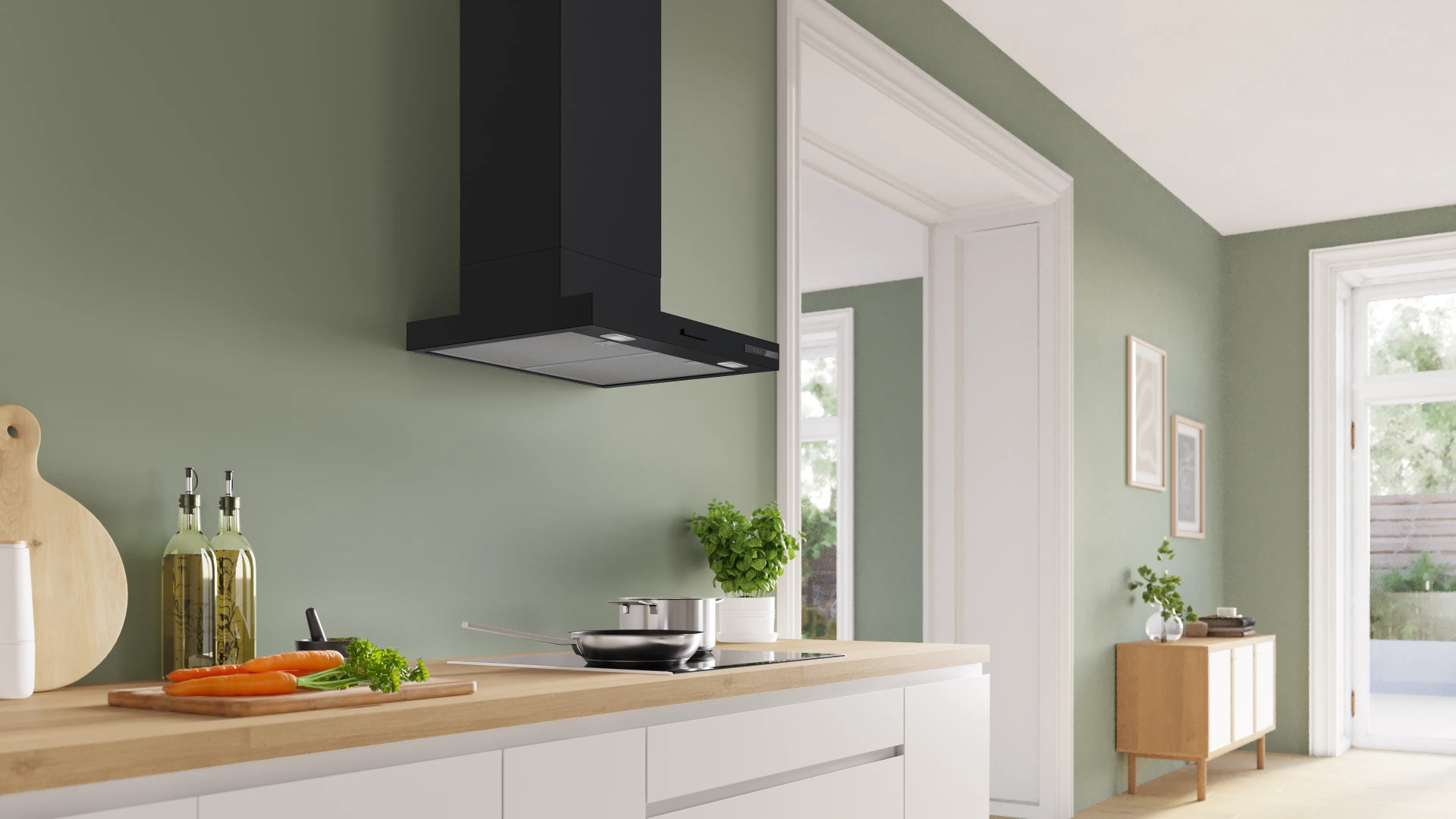 BOSCH hotte décorative - 60cm - DWB65CC60
