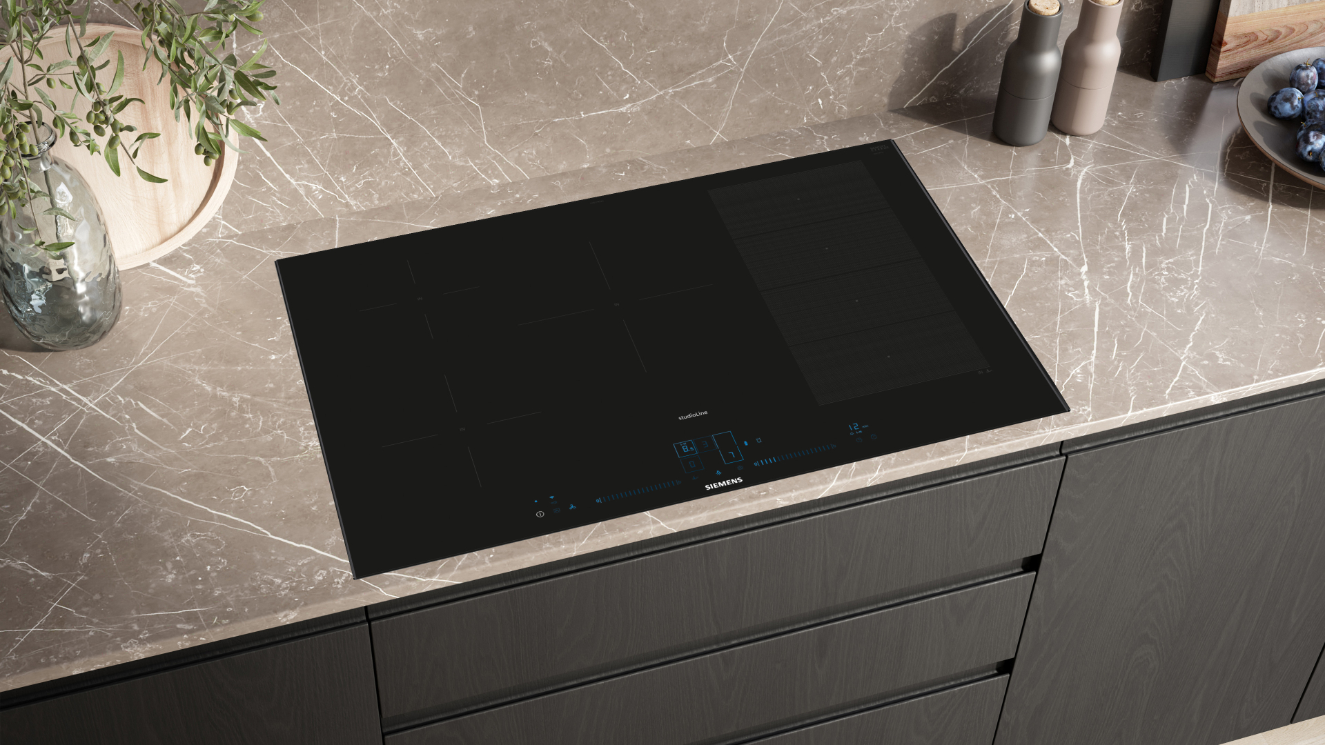 SIEMENS IQ700 table de cuisson à induction - 80cm - EX877NVV6E