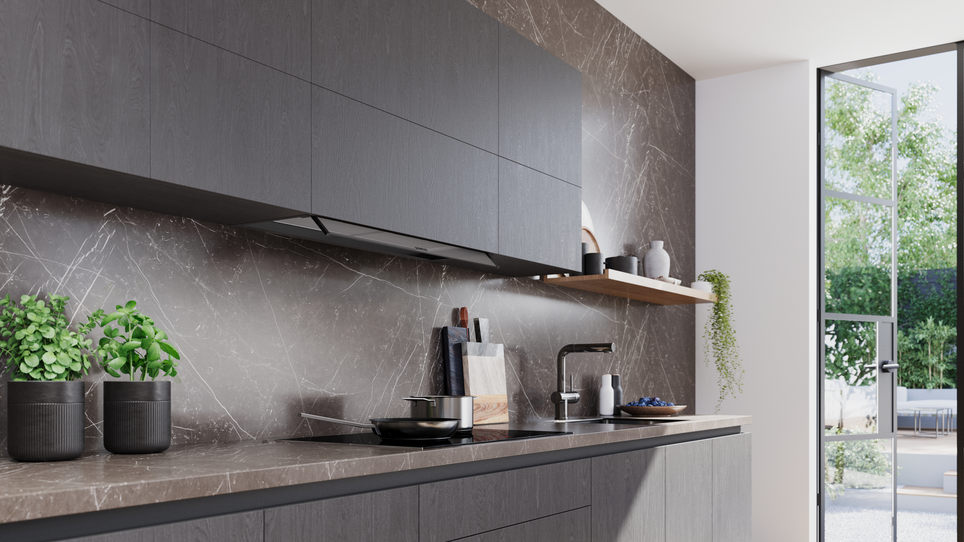 SIEMENS IQ300 hotte intégré - 90cm - LJ95BCC60