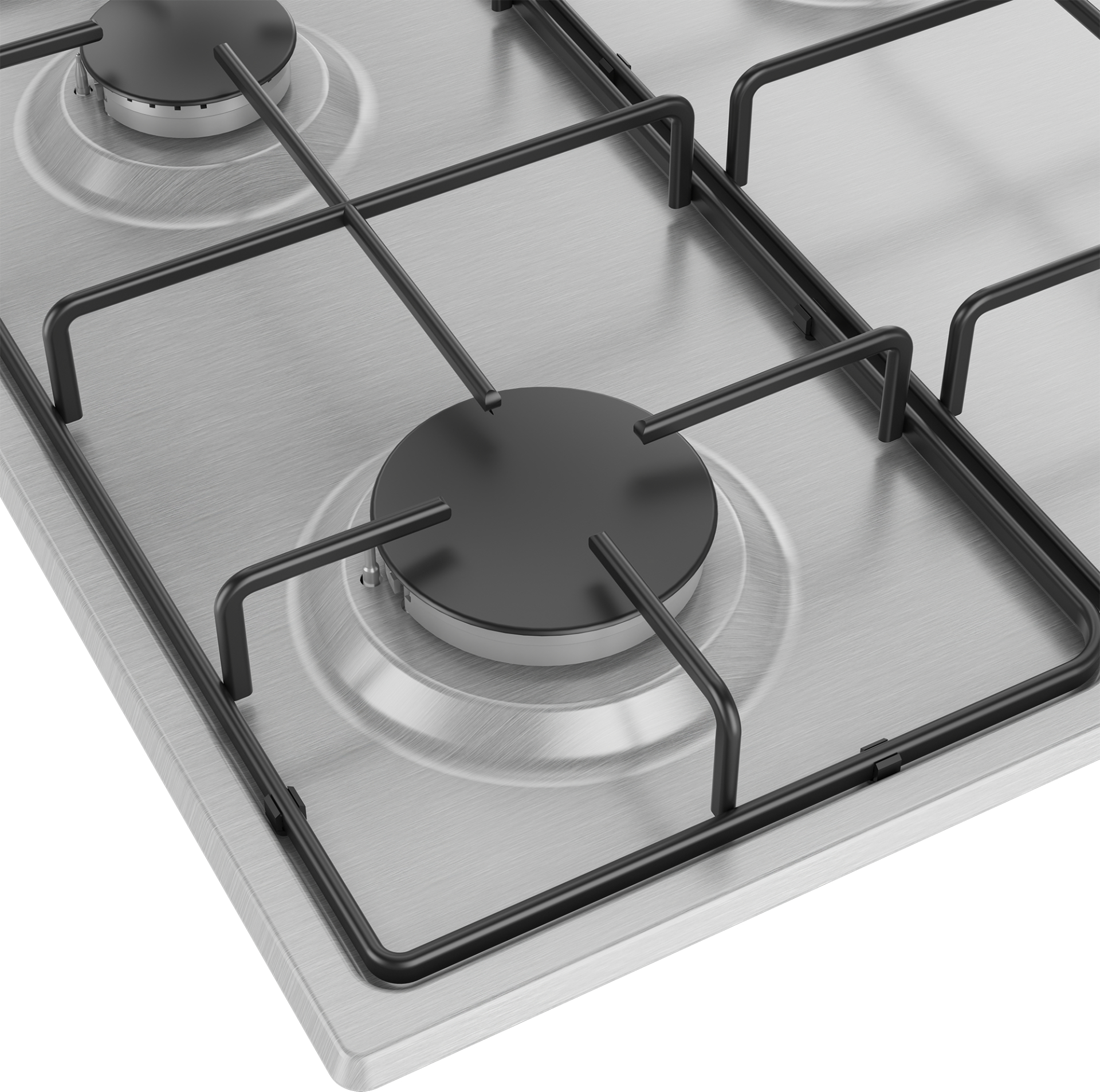 BEKO table de cuisson au gaz - 60cm - HIGG64123SX
