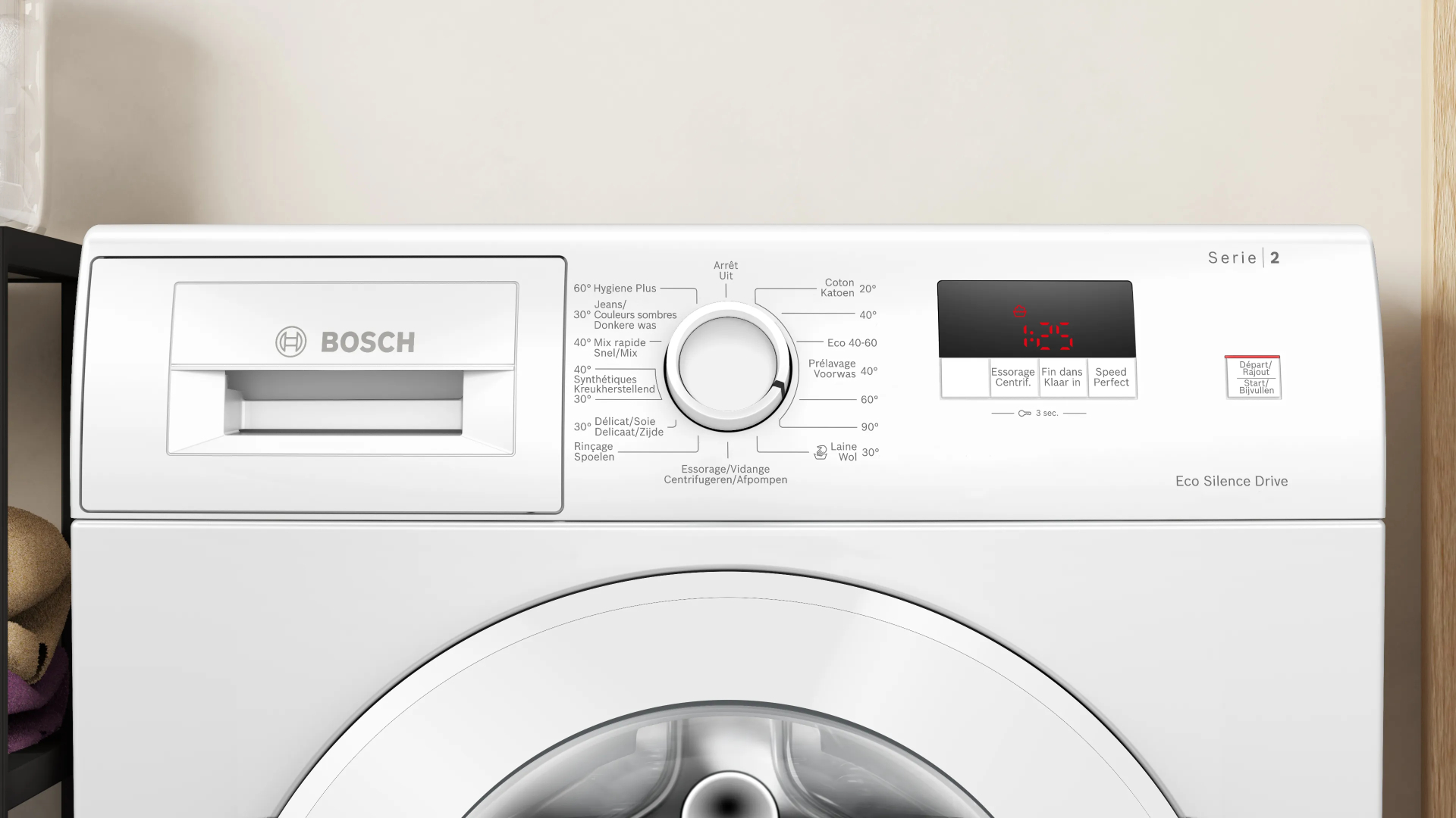 BOSCH SERIE 2 Wasmachine 7 kg - WGE02402FG