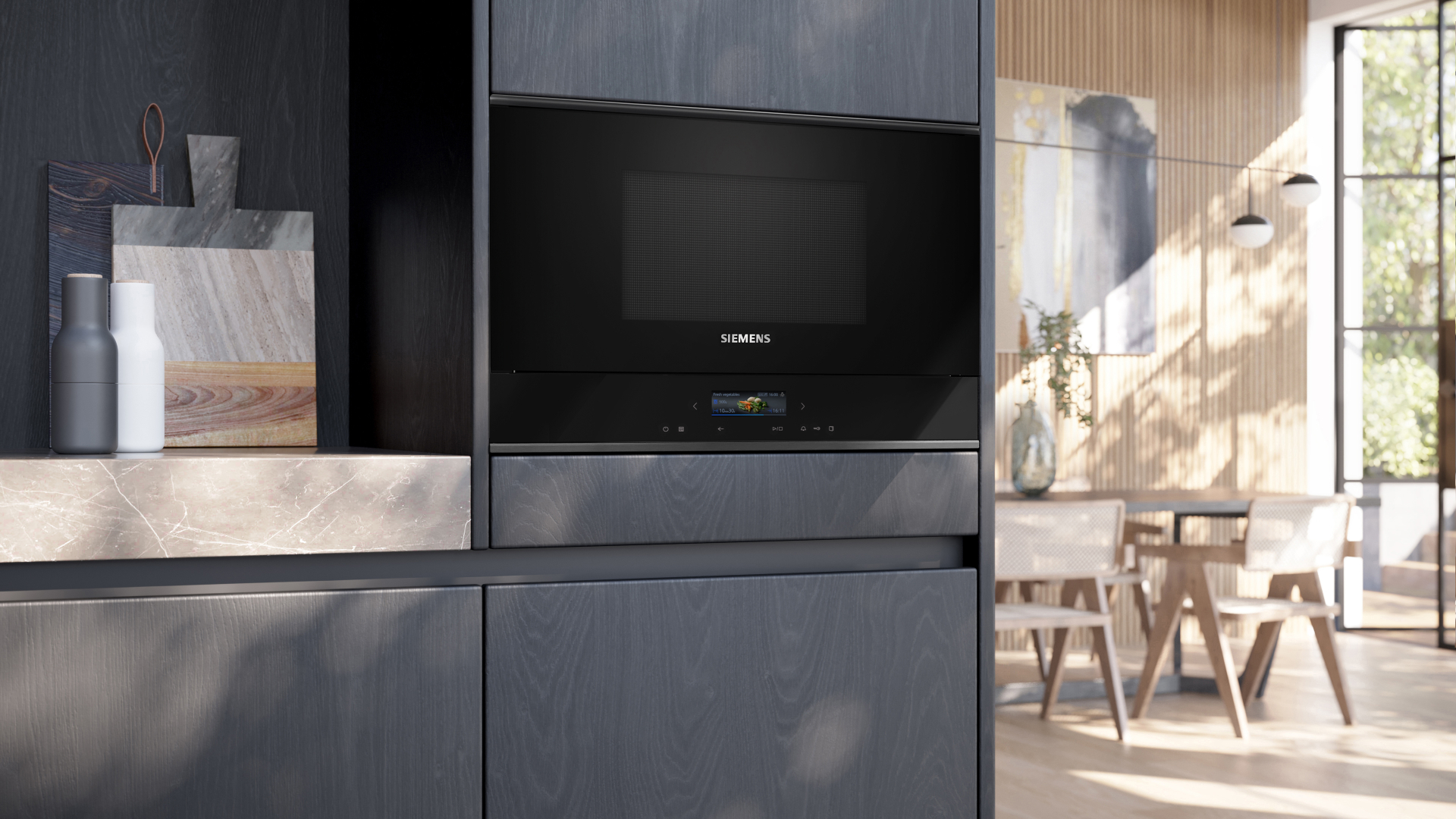 SIEMENS IQ700 four à micro-ondes - 38cm - BF722R1B1