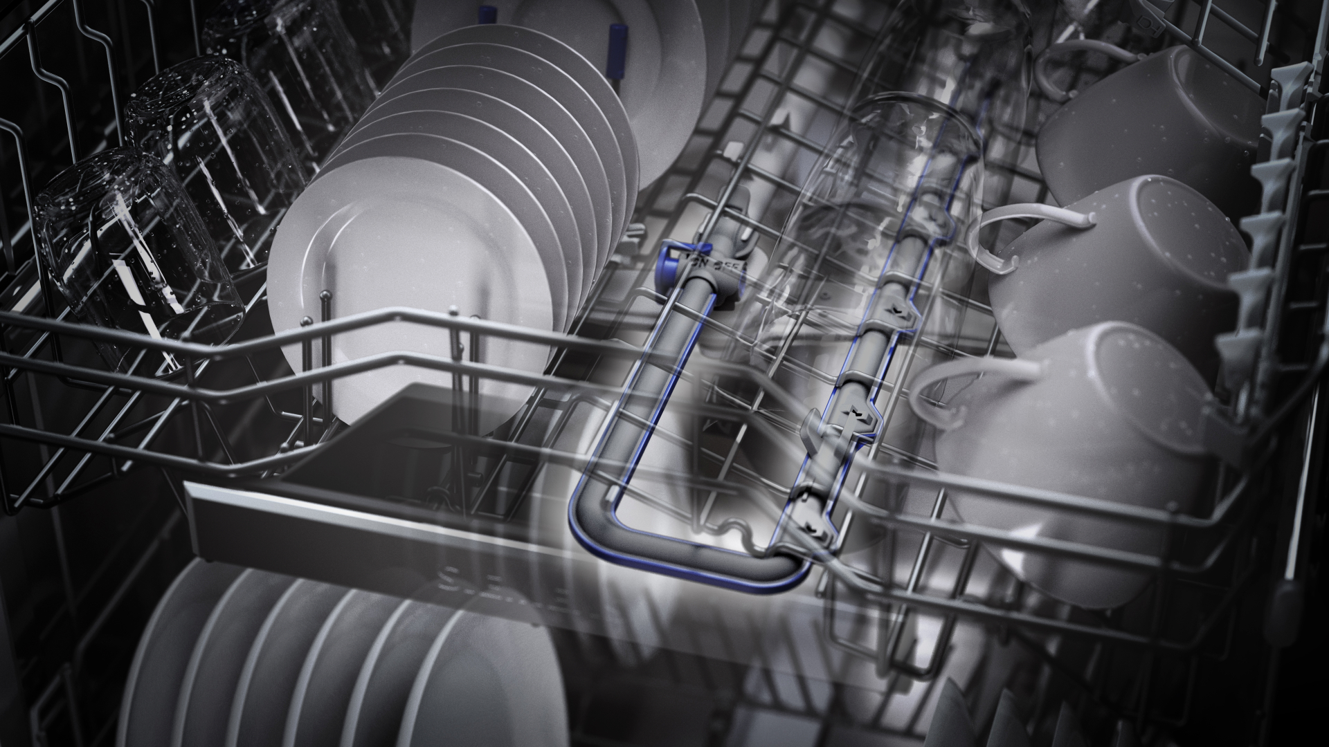 SIEMENS iQ500 lave-vaisselle entièrement intégrable - SN85E803BE