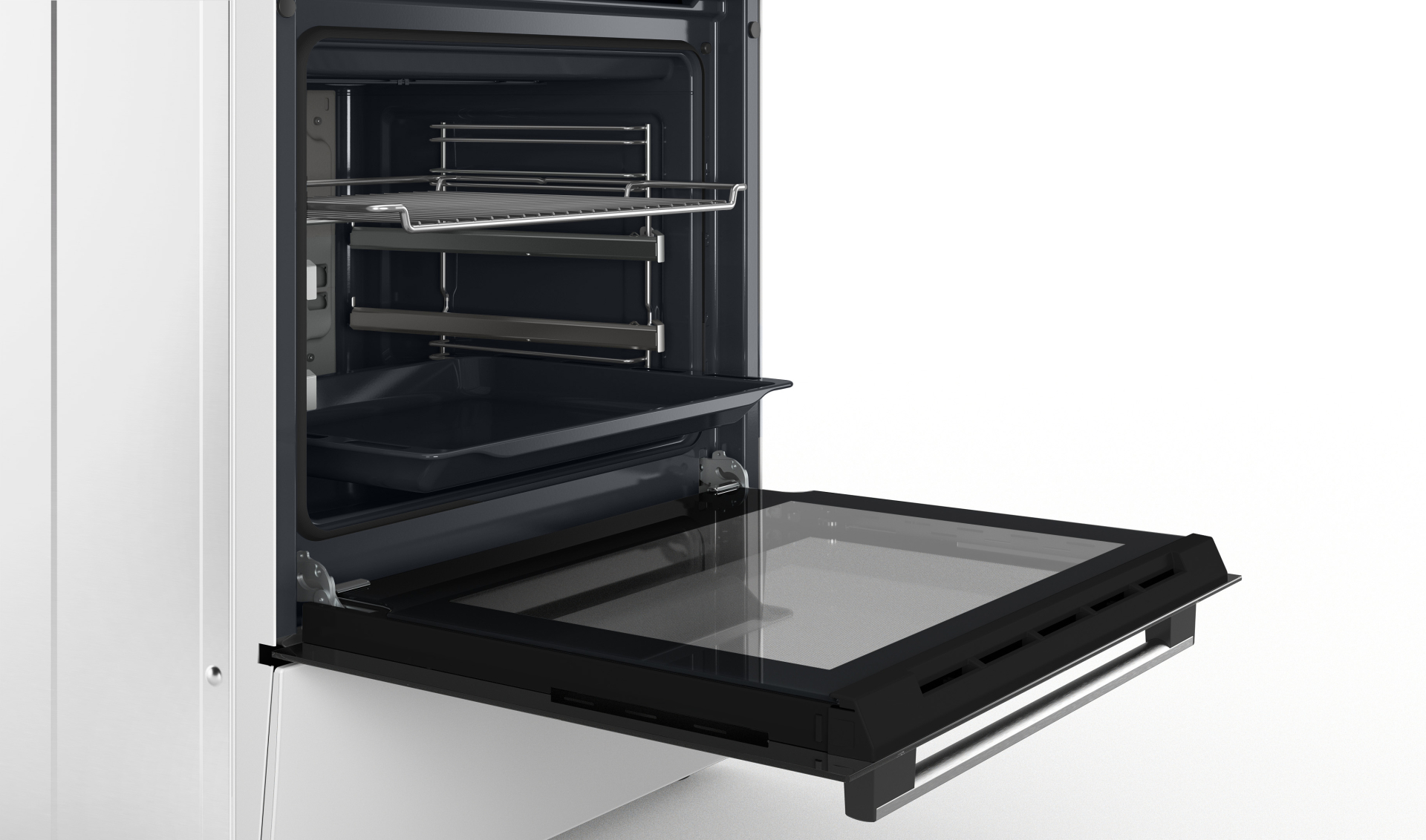 BOSCH SERIE 4 cuisinière avec taque céramique - 60cm - HKR39C220