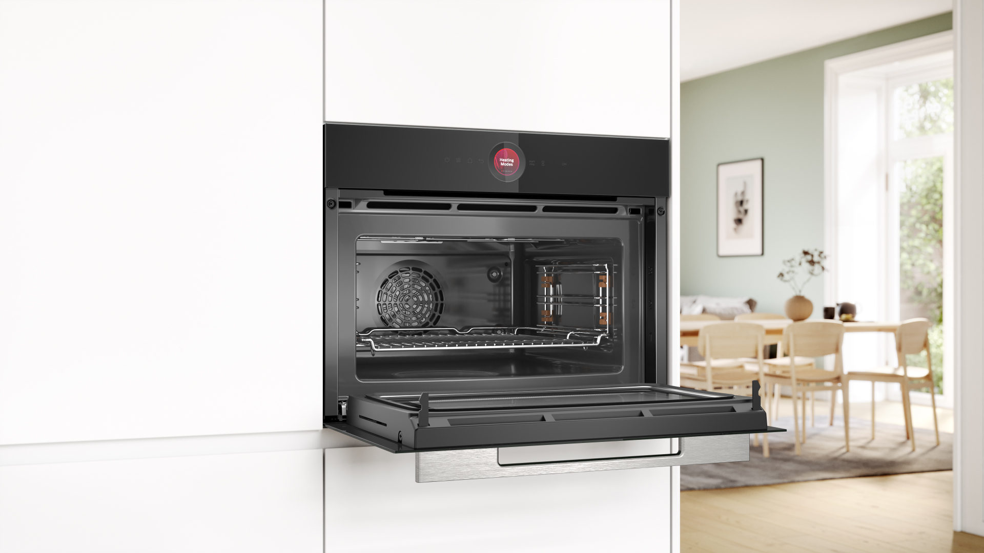 BOSCH SERIE 8 four multifonction avec micro-ondes - 45cm - CMG7241B1