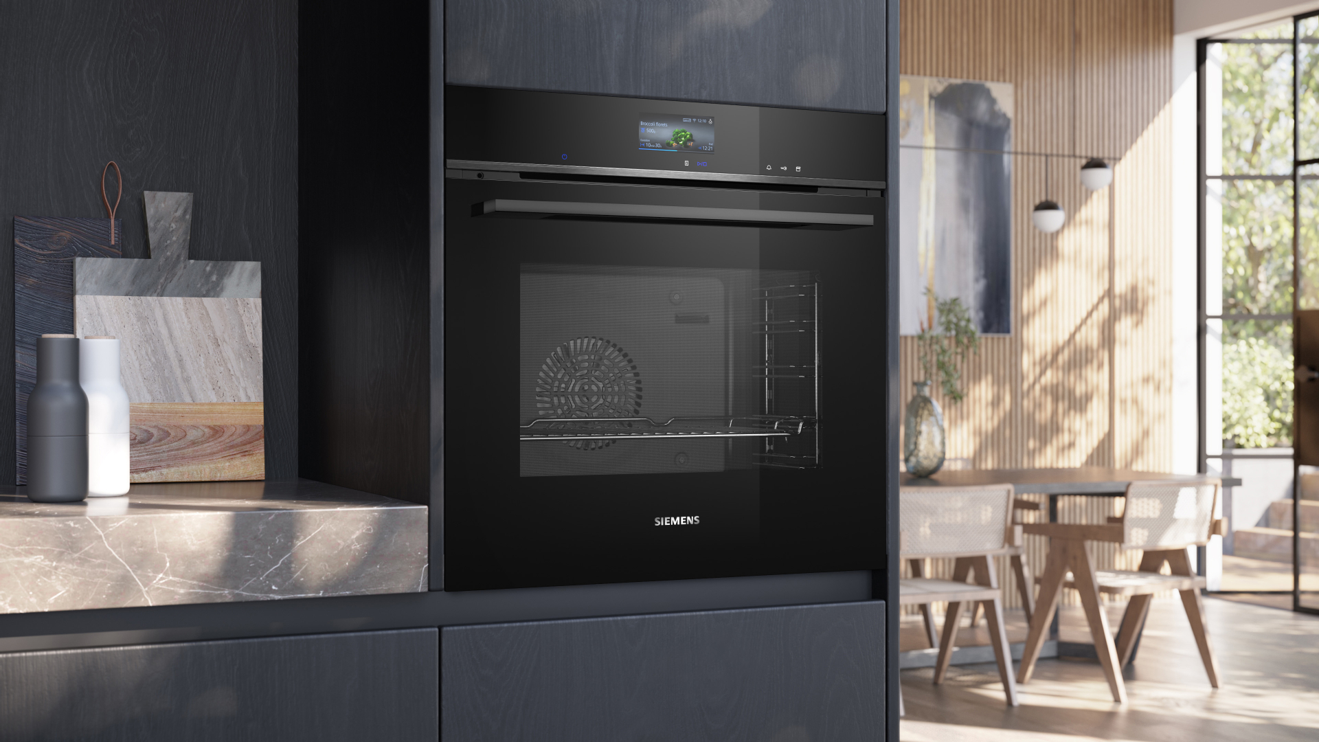 SIEMENS IQ700 four multifonction avec vapeur - 60cm - HS736G3B1
