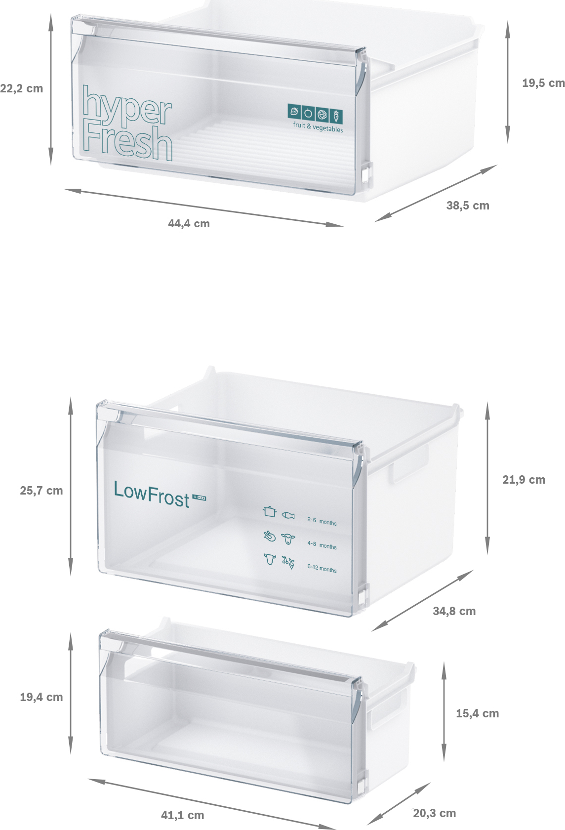 SIEMENS IQ300 combiné réfrigérateur-congélateur - 178cm - KI86VVFE0