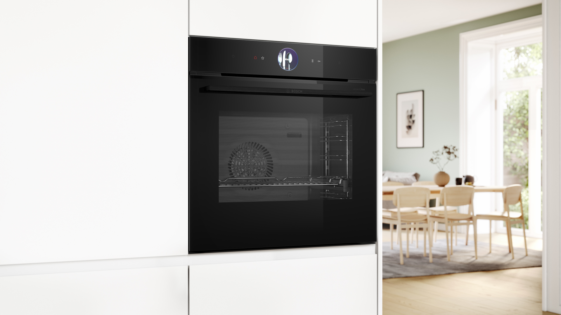 BOSCH SERIE 8 four multifonction avec vapeur - 60cm - HSG936DB1