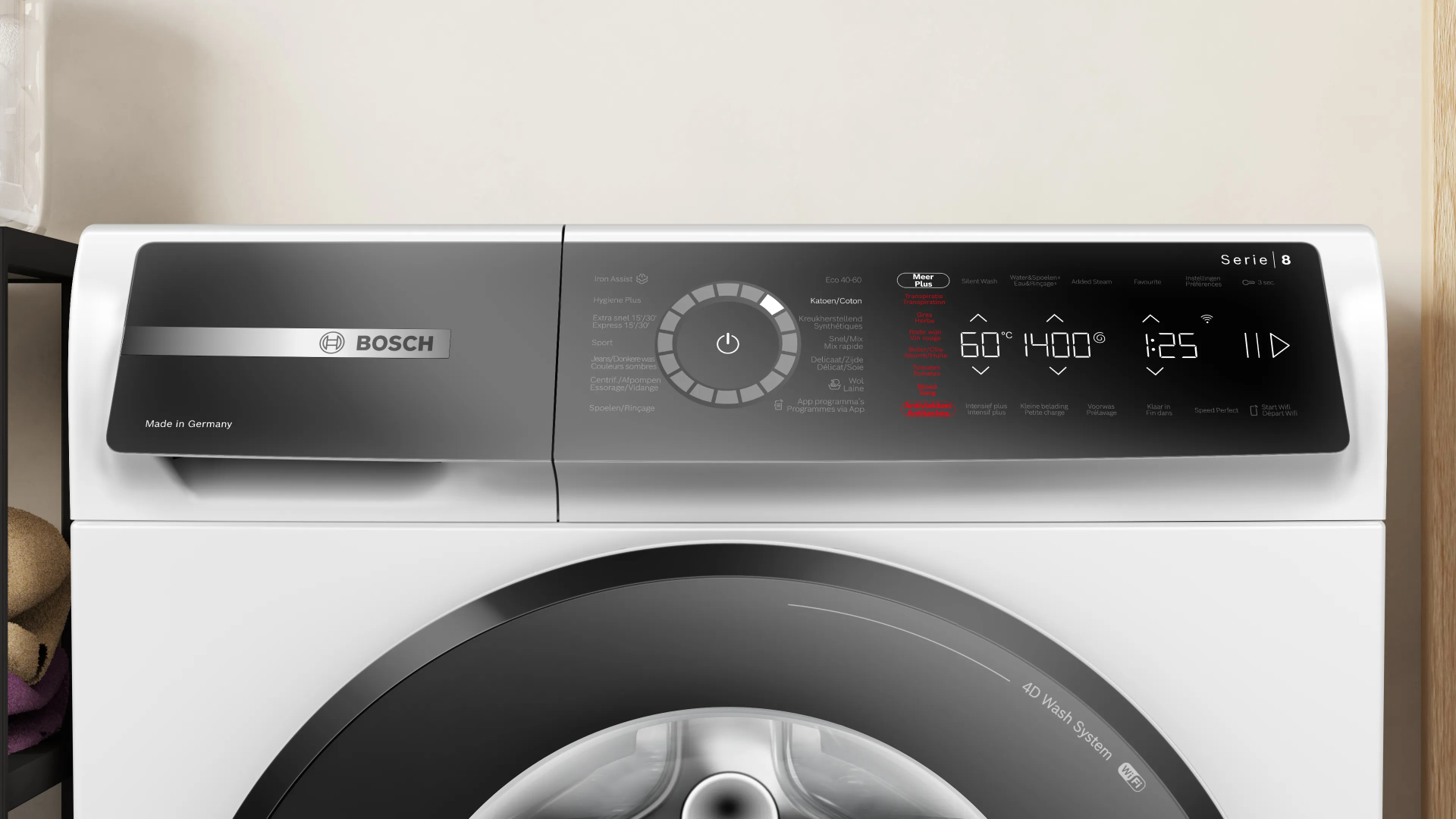 BOSCH SERIE 8 Wasmachine 9 kg - WGB2440AFG