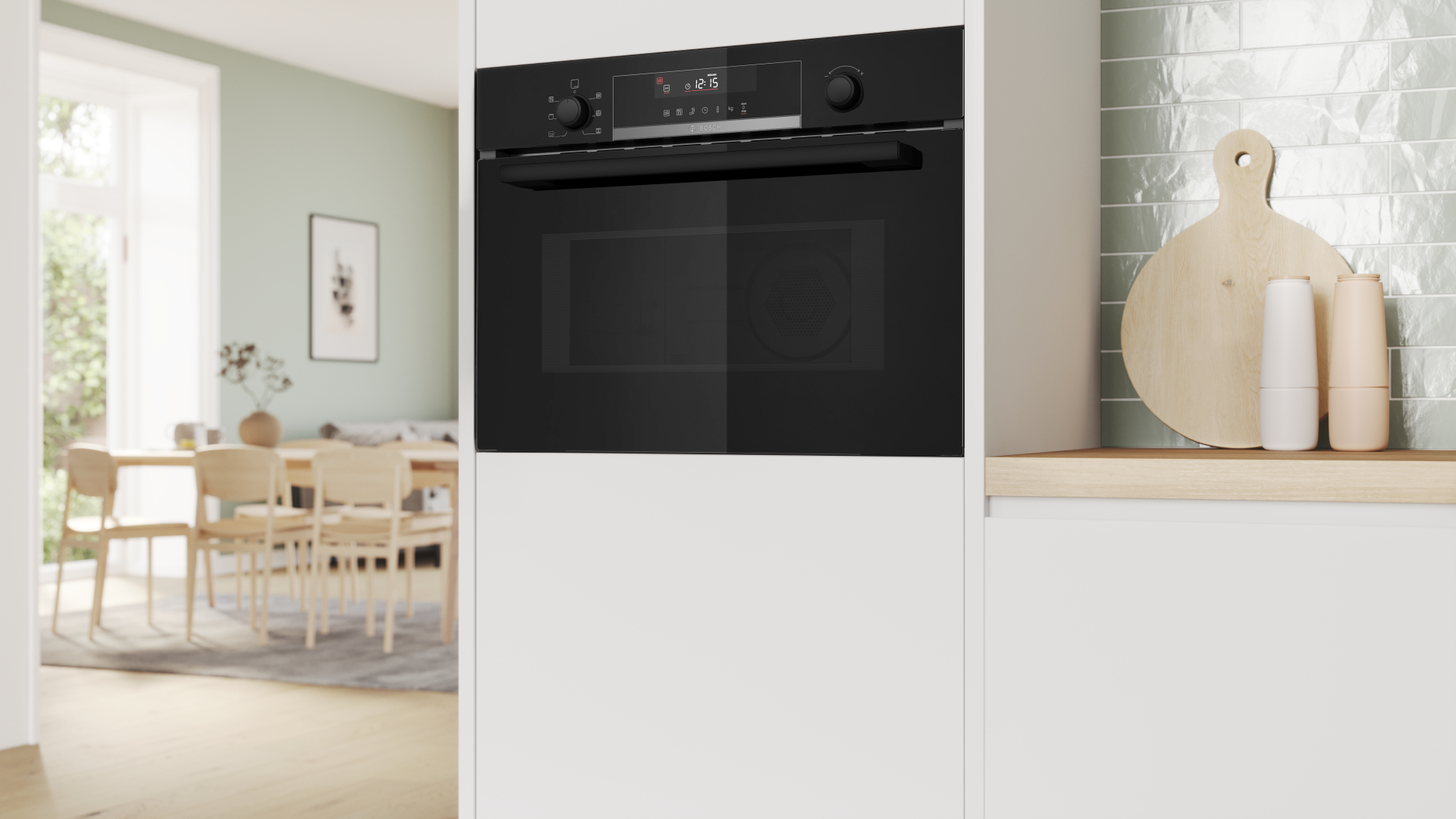 BOSCH SERIE 6 four à micro-ondes - combi - 45cm - CMA585GB1