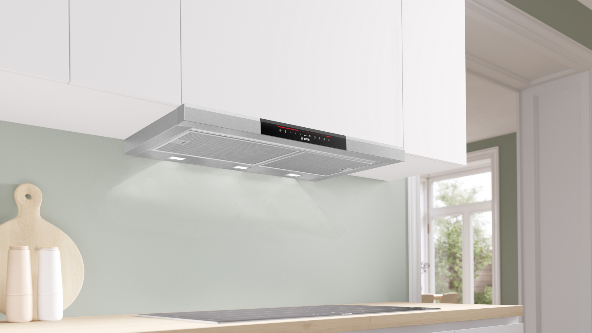 BOSCH SERIE 8 hotte téléscopique - 90cm - DFS097K51