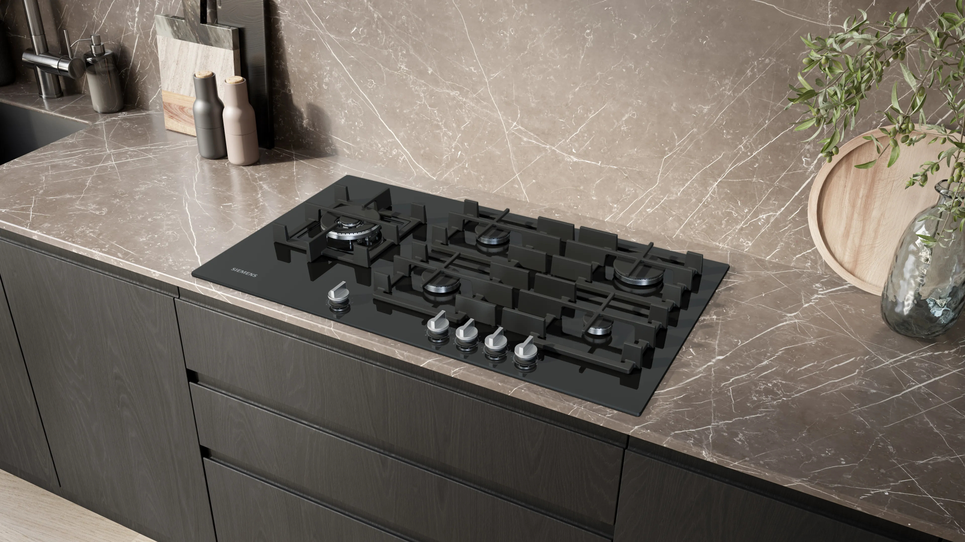 SIEMENS IQ700 table de cuisson au gaz - 90cm - ER9A6SH40