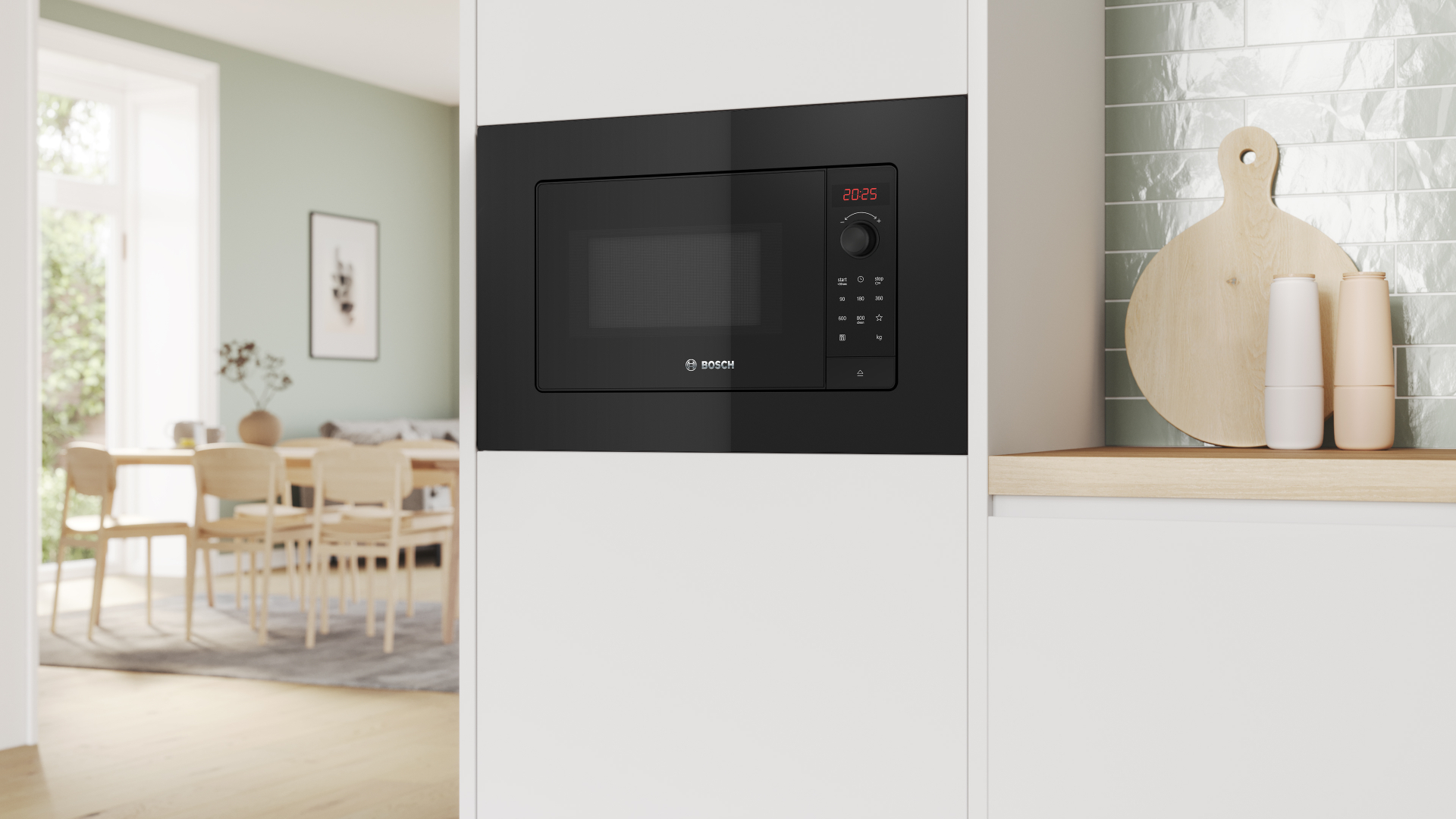 BOSCH Serie 8 four à micro-ondes - 38cm - BFL623MB4