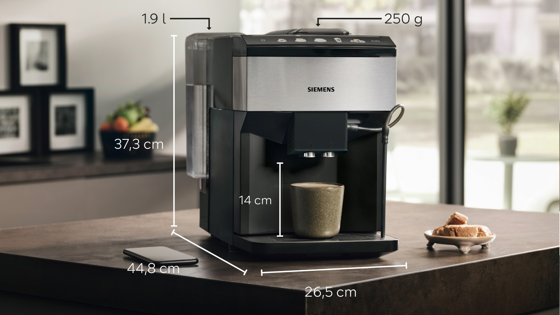 SIEMENS EQ500 machine à expresso - TP517DF3