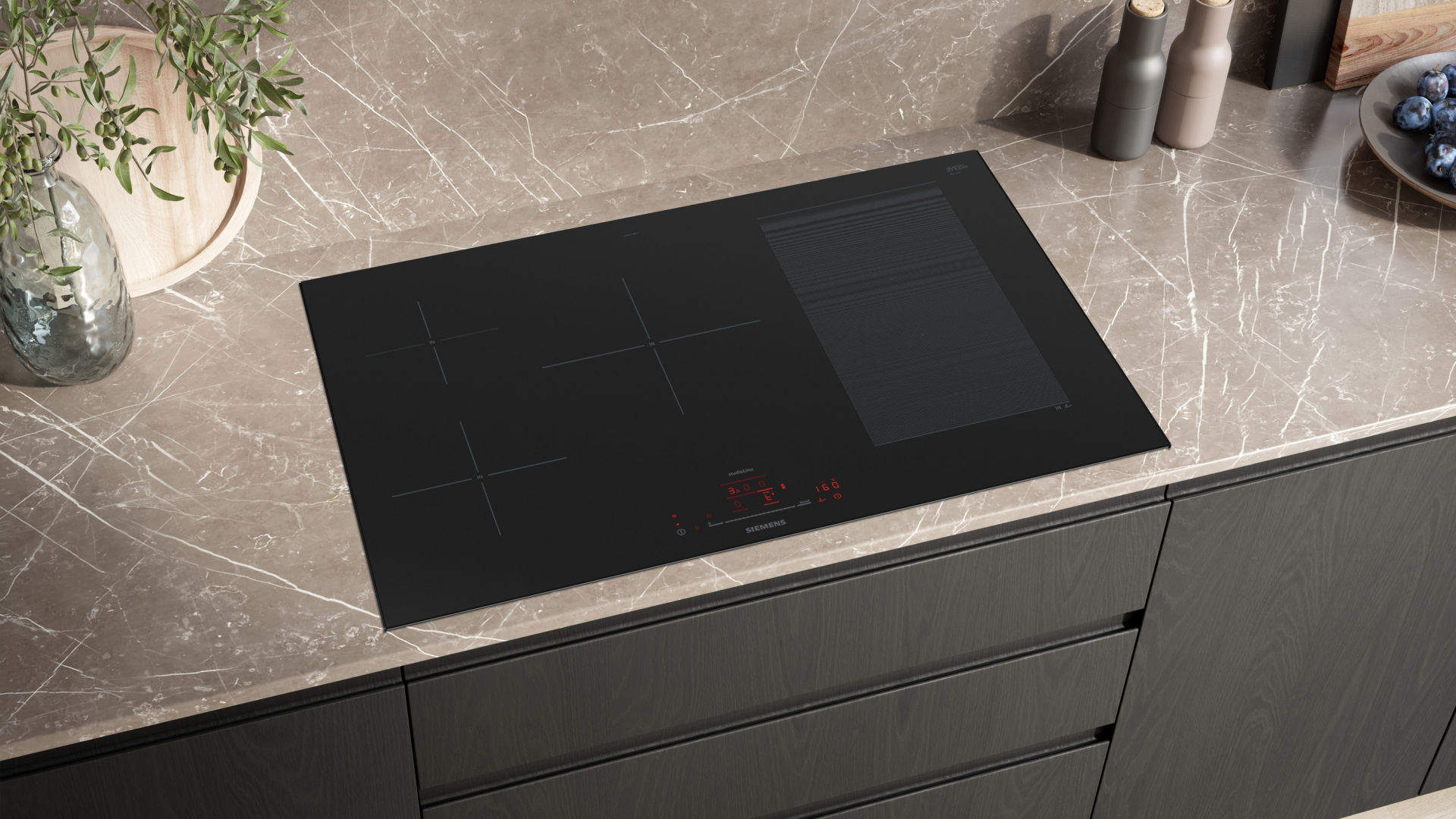 SIEMENS IQ700 table de cuisson à induction - 80cm - EX877HVC1E