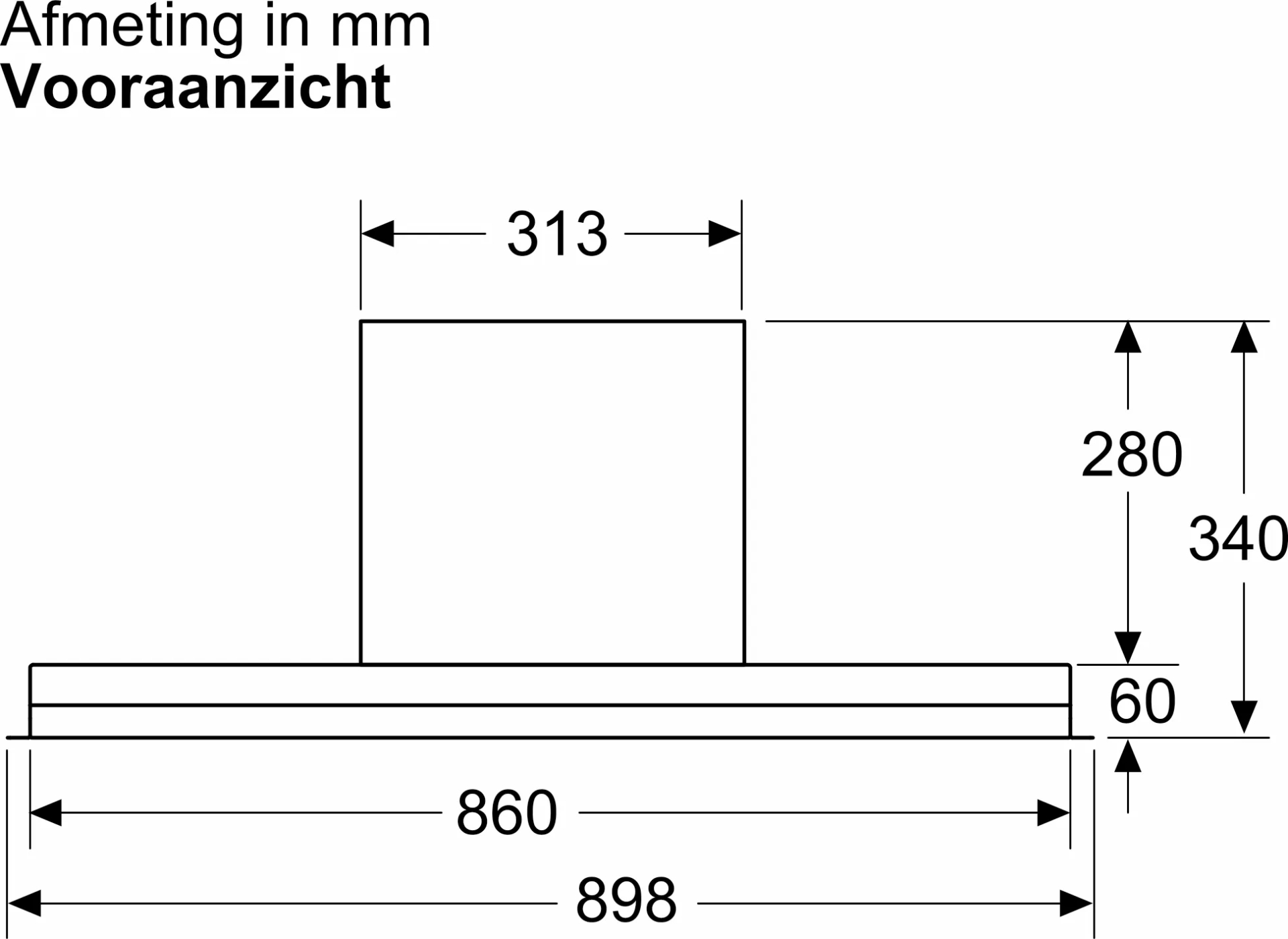 SIEMENS IQ500 hotte intégré - 90cm - LJ97BDP60