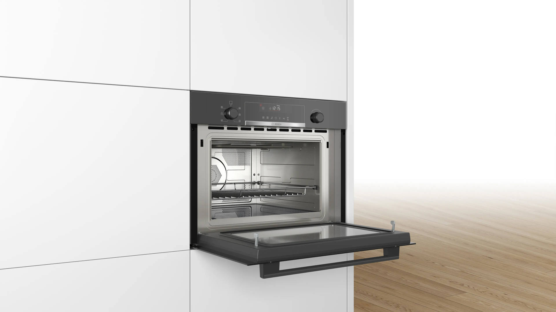 BOSCH SERIE 6 four à micro-ondes - combi - 45cm - CMA585GB1