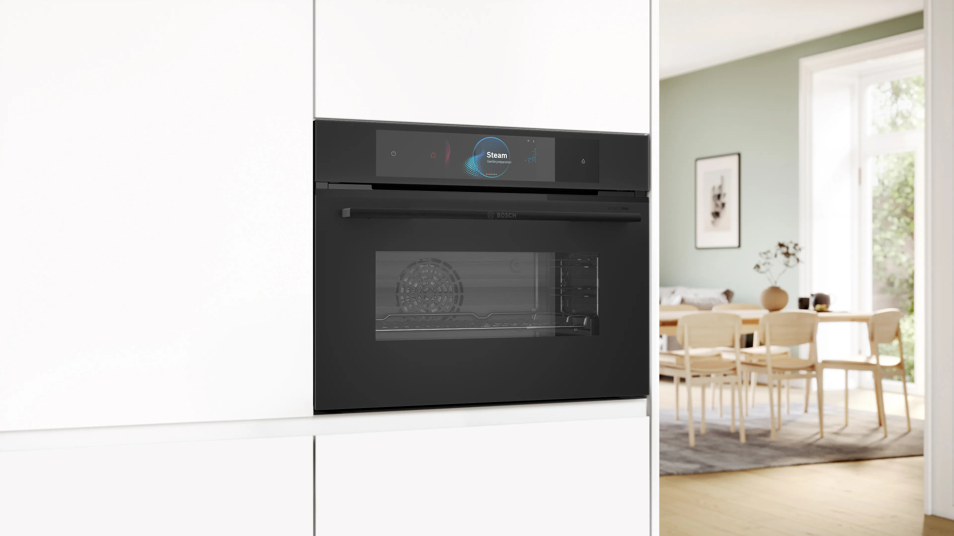 BOSCH SERIE 8 four multifonction avec vapeur - 45cm - CSG938DM1