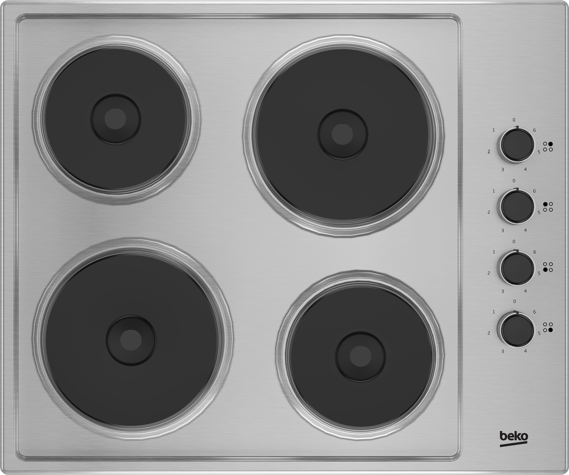 BEKO table de cuisson électrique - 60cm - HIGE64100X