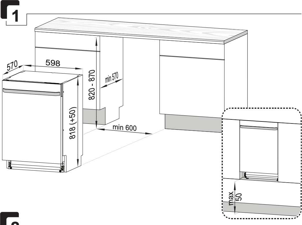 BEKO lave-vaisselle sous-encastrable - BDDN36420D