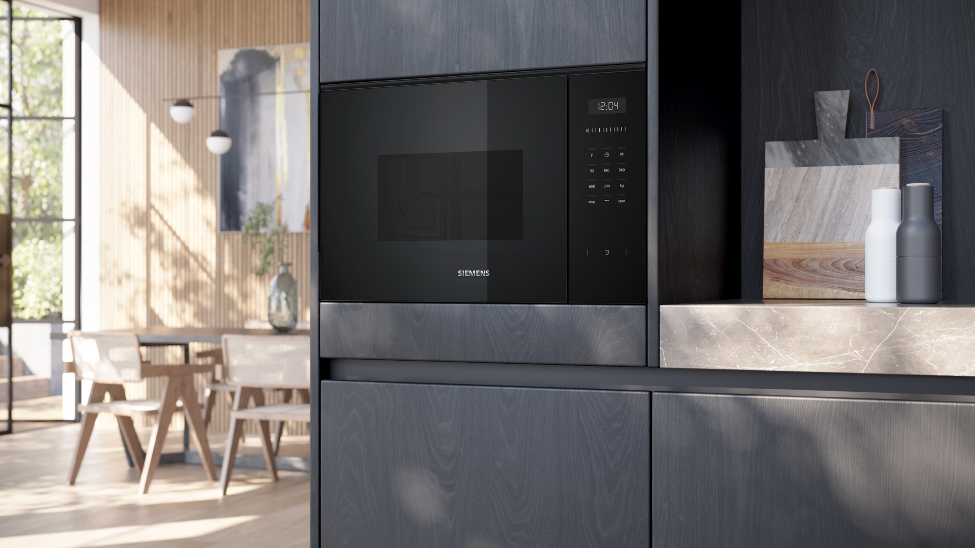 SIEMENS IQ500 four à micro-ondes avec grill - 38cm - BE555LMB1
