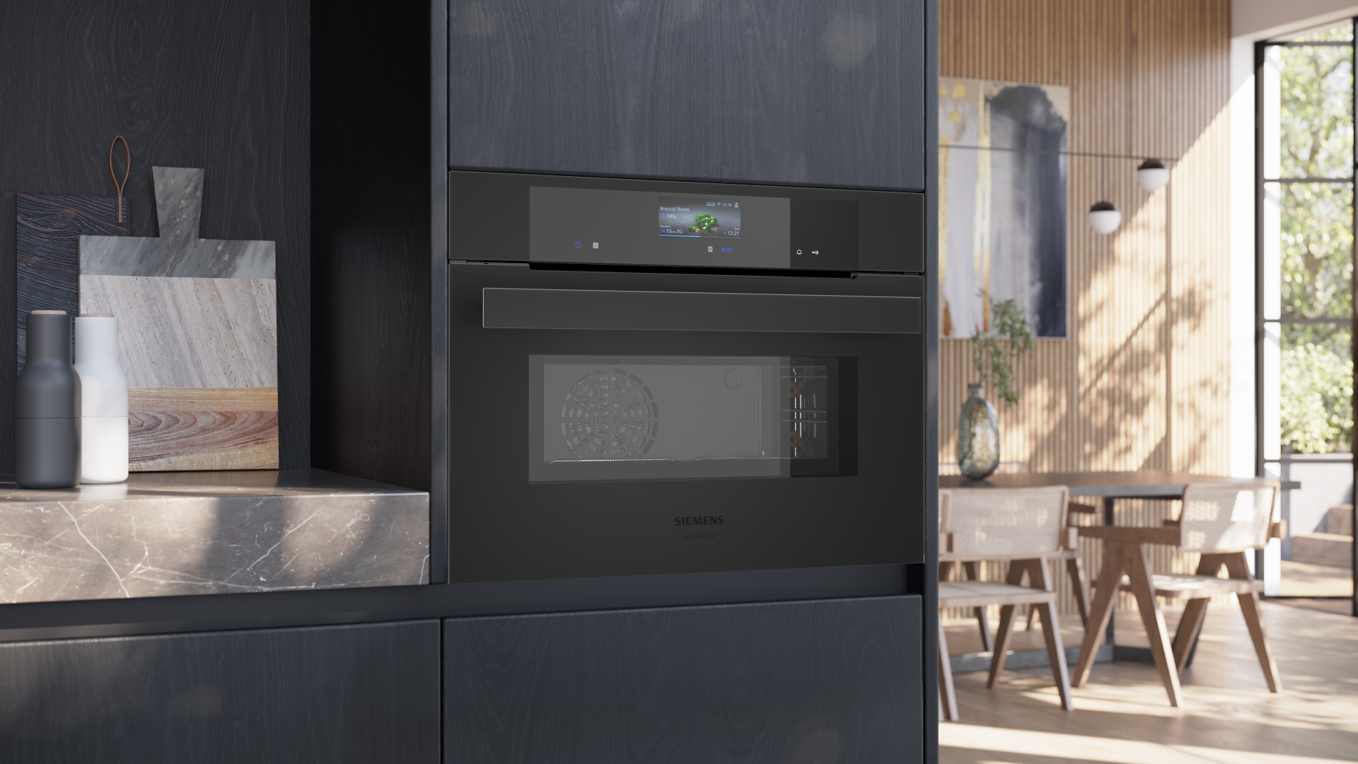 SIEMENS IQ700 four multifonction avec micro-ondes - 45cm - CM936GCM1