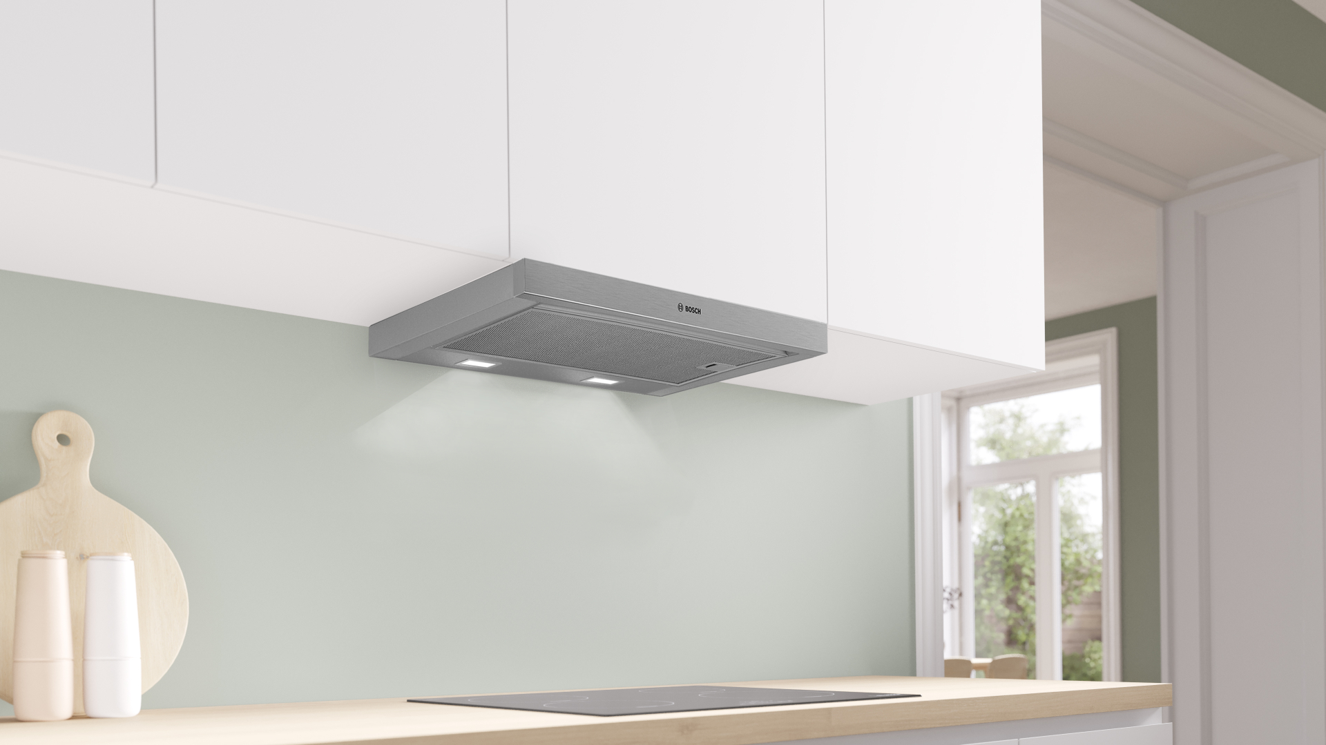 BOSCH SERIE 4 hotte téléscopique - 60cm - DFM064A52