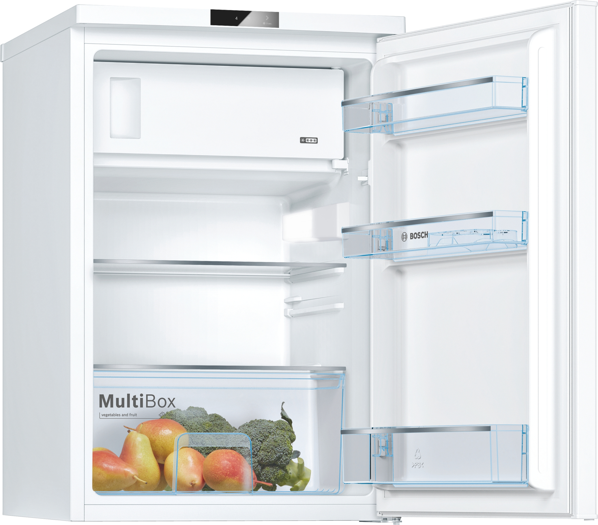 BOSCH SERIE 2 réfrigérateur pose-libre avec surgélateur - 85cm - KTL15NWEB