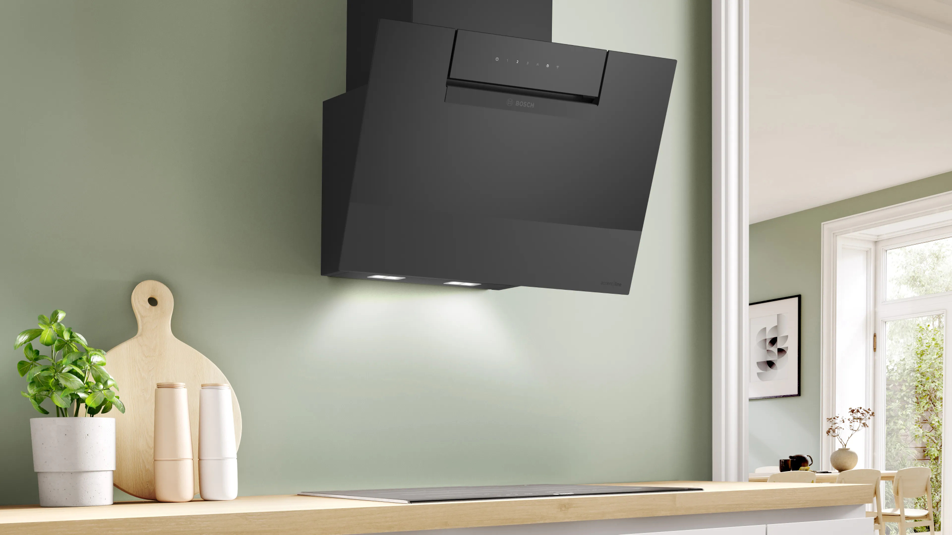BOSCH SERIE 4 hotte murale - 60cm - DWK67FN65