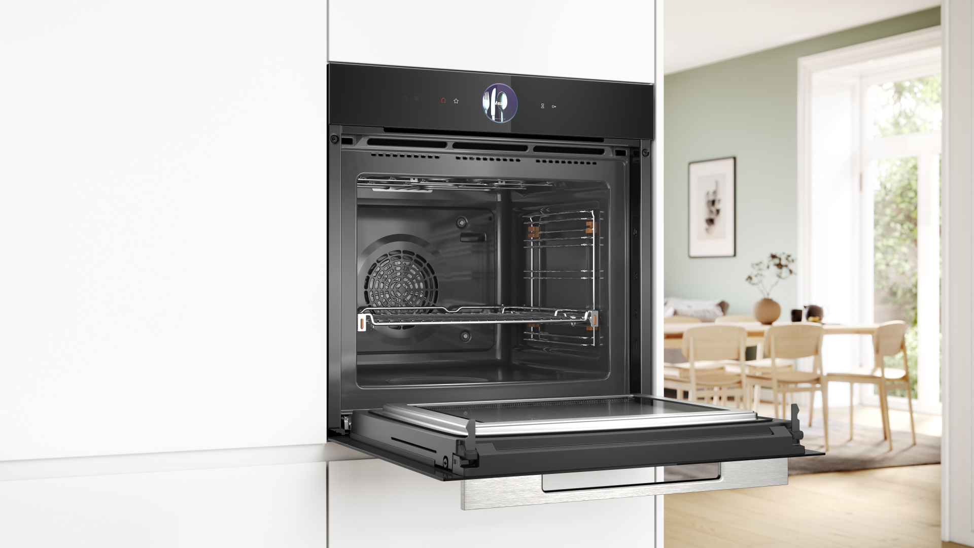 BOSCH SERIE 8 four multifonction avec micro-ondes - 60cm - HMG776KB1