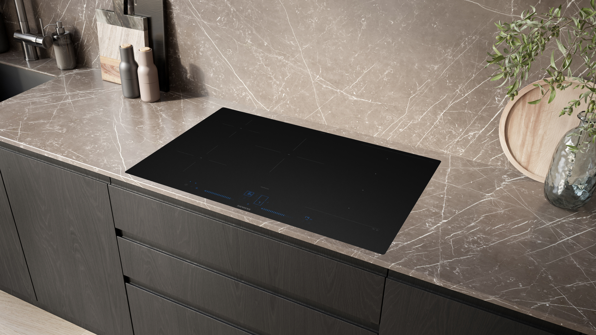 SIEMENS IQ700 table de cuisson à induction - 80cm - EX80BNVV6E