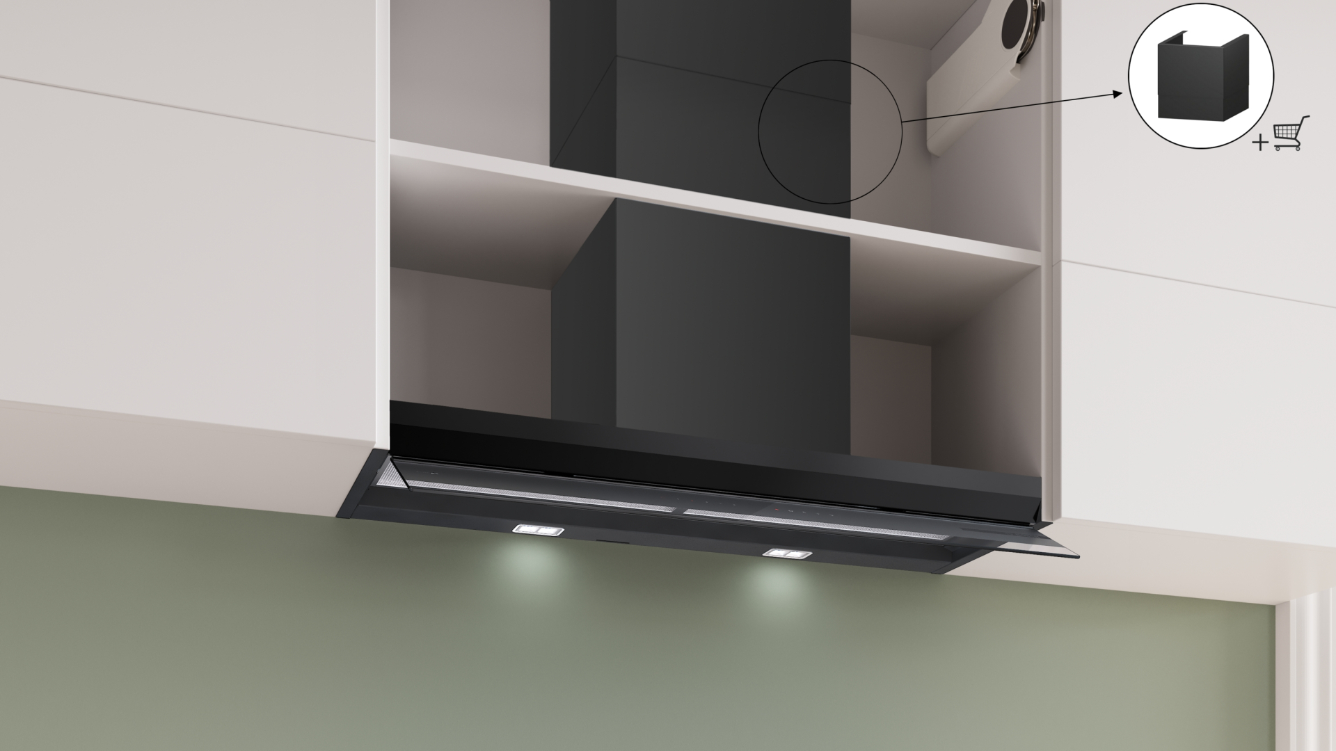 BOSCH SERIE 8 hotte intégré - 90cm - DBB99ET65