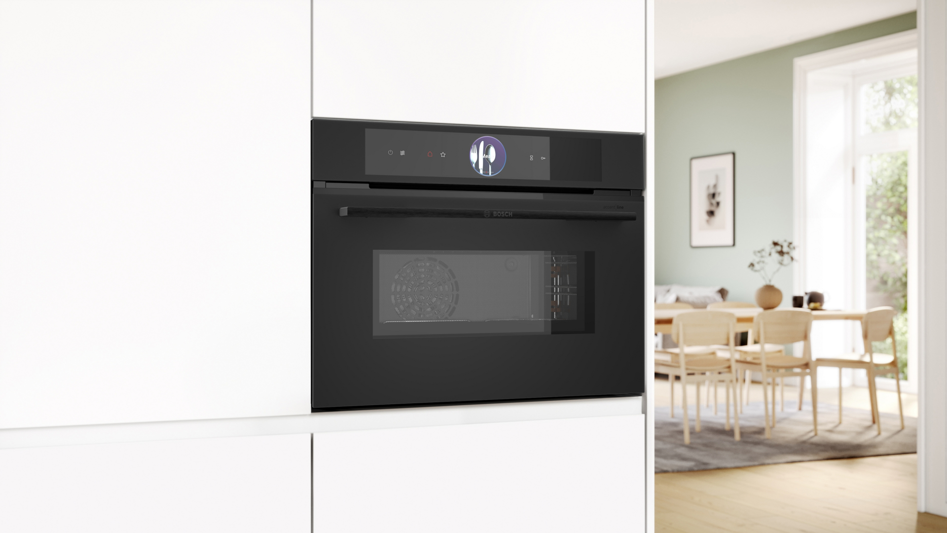 BOSCH four multifonction avec micro-ondes - 45cm - CMG9361M1
