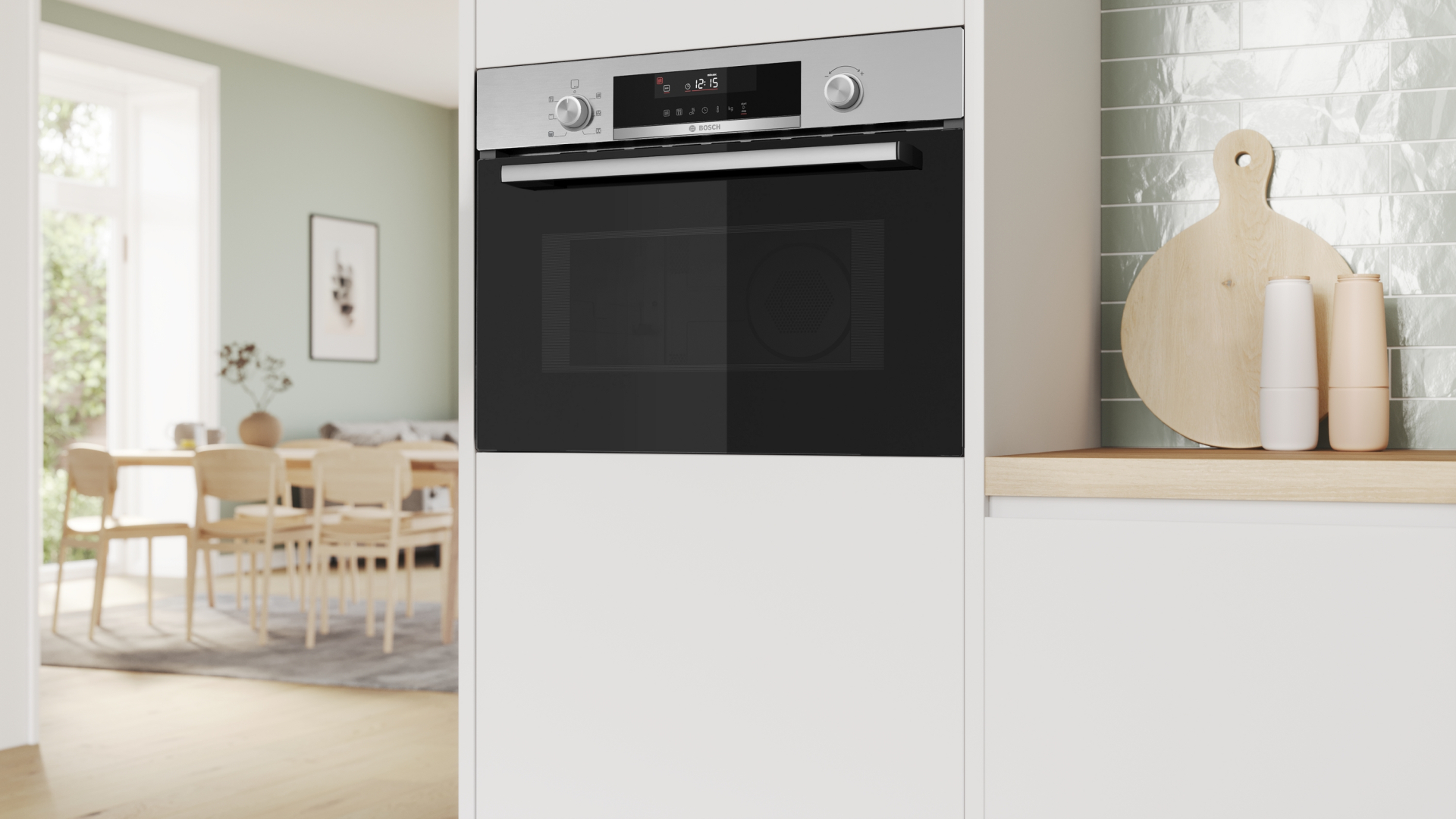 BOSCH SERIE 6 four à micro-ondes - combi - 45cm - CMA585GS1