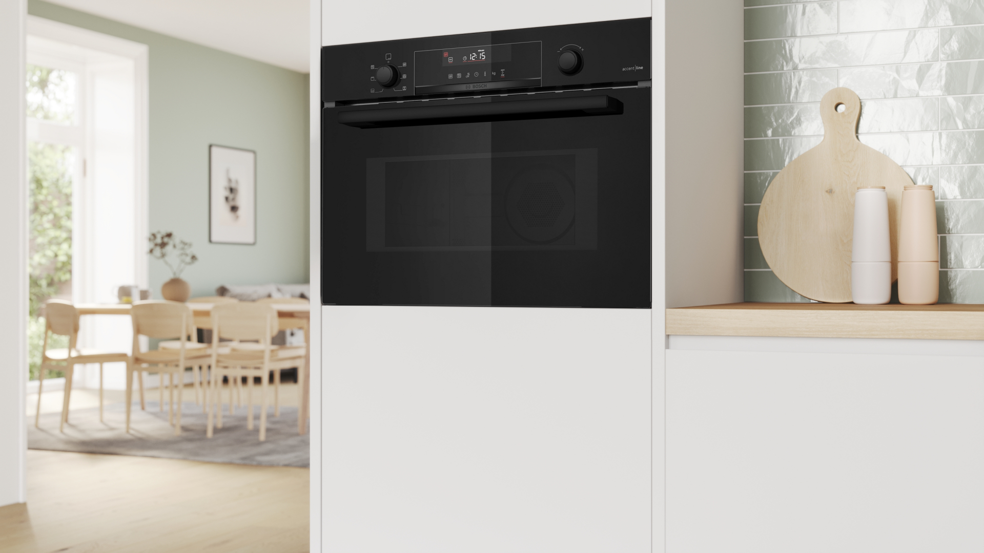 BOSCH SERIE 6 four à micro-ondes - combi - 45cm - CMA485GB2