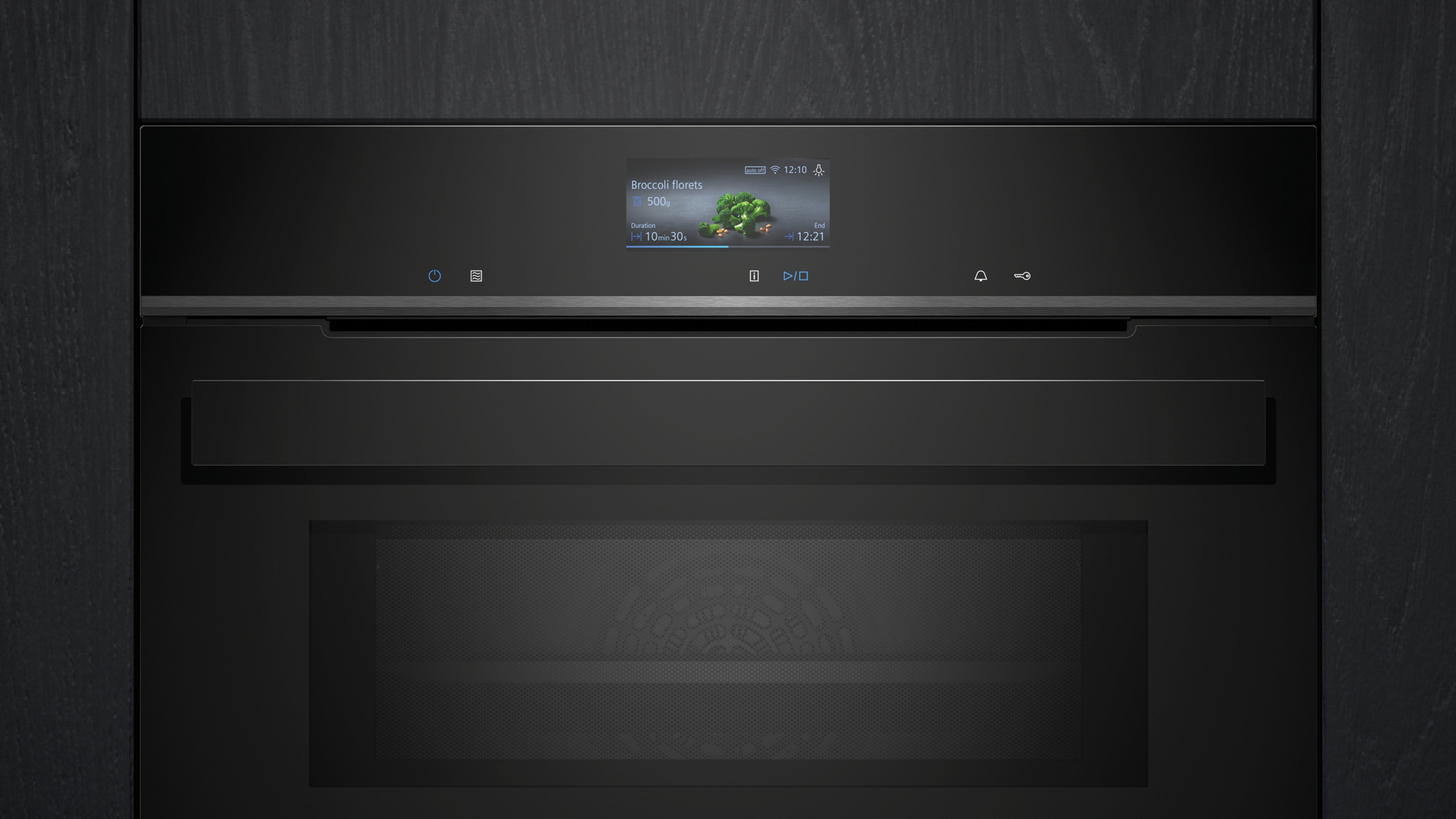 SIEMENS iQ700 four multifonction avec micro-ondes - 45cm - CM976GKB1