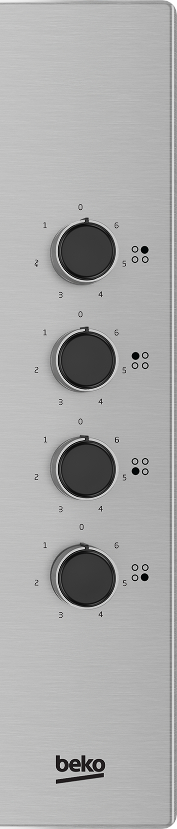 BEKO table de cuisson électrique - 60cm - HIGE64100X