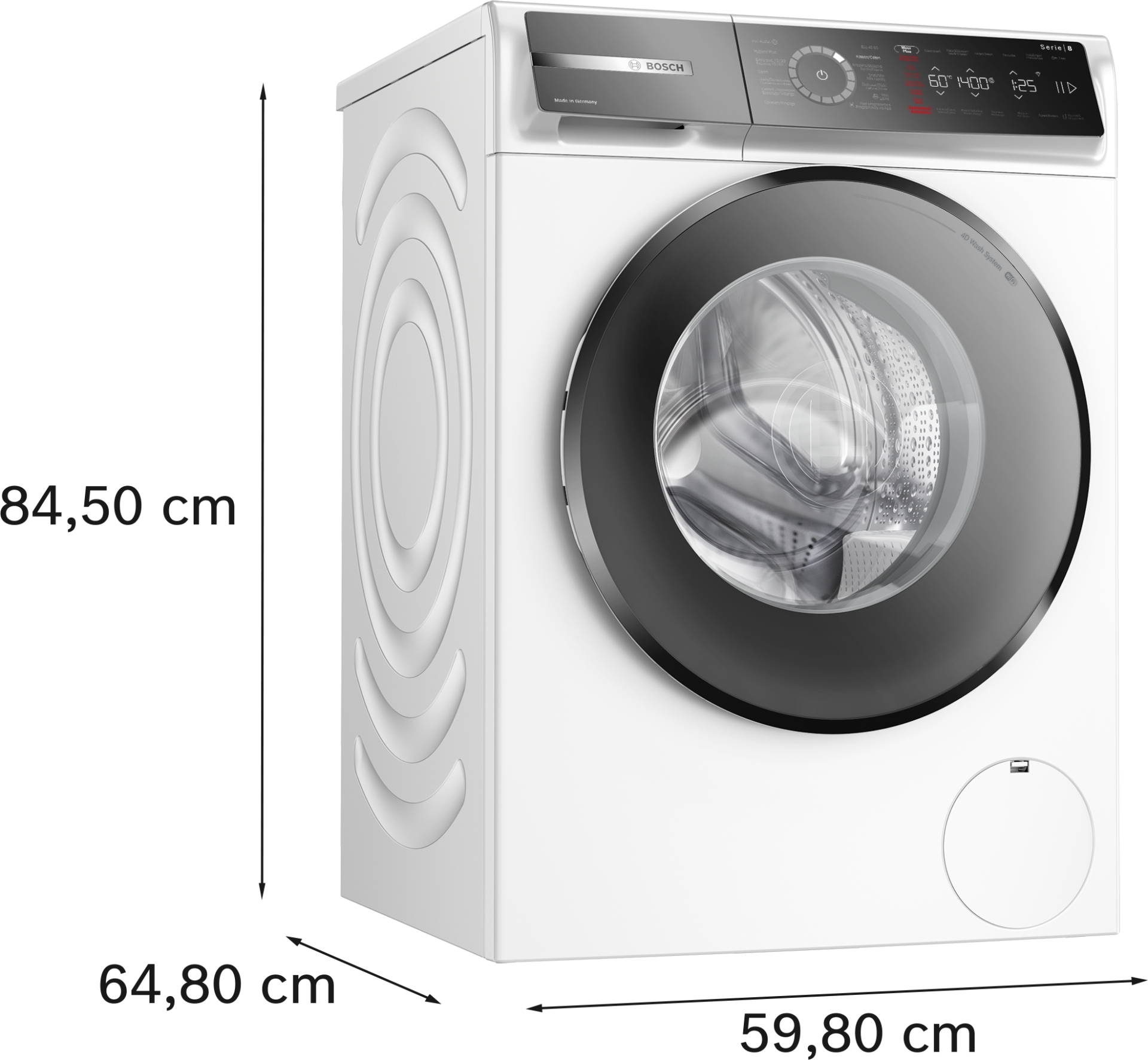 BOSCH SERIE 8 Wasmachine 9 kg - WGB2440AFG