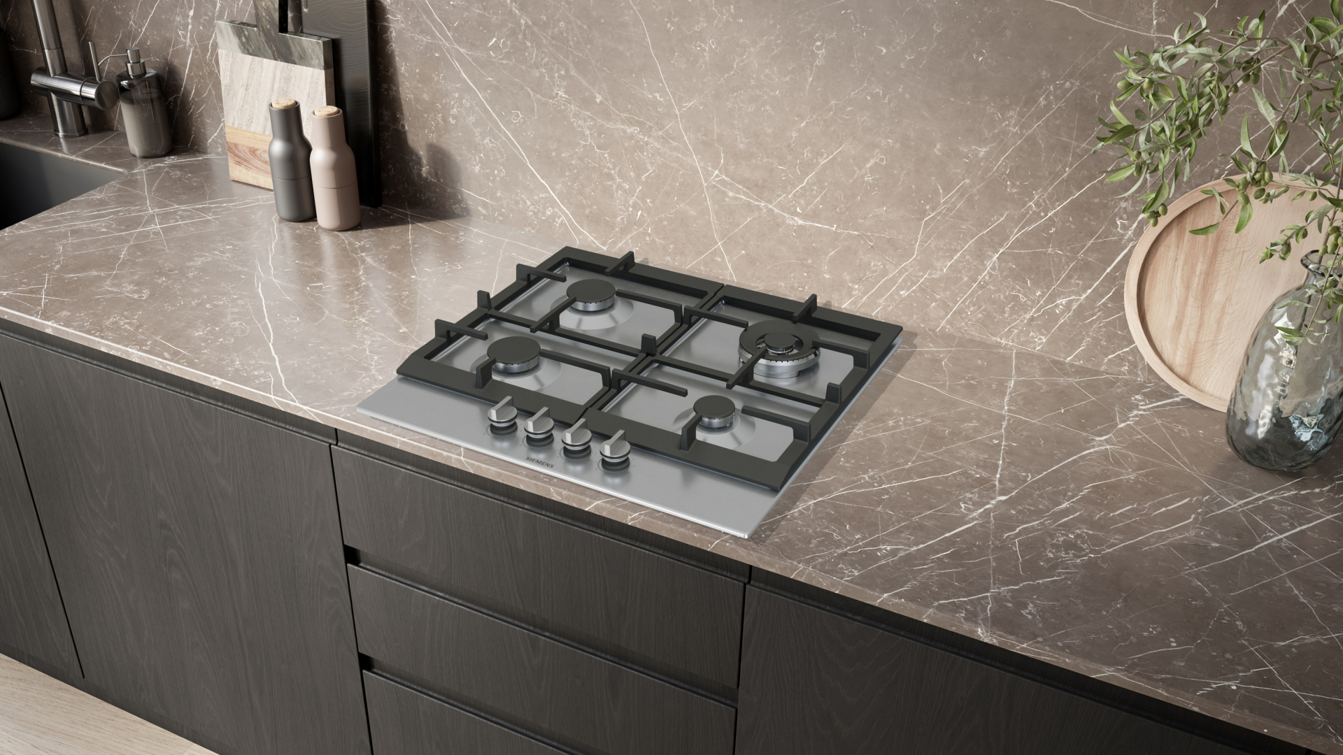 SIEMENS IQ500 table de cuisson au gaz - 60cm - EC6A5HI90