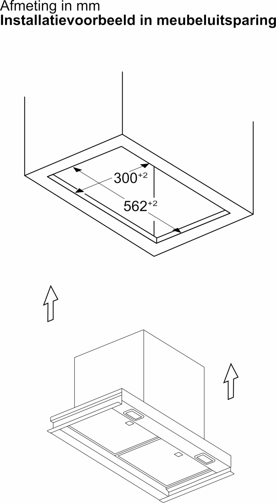 BOSCH SERIE 6 hotte intégré - 60cm - DBB67DP65