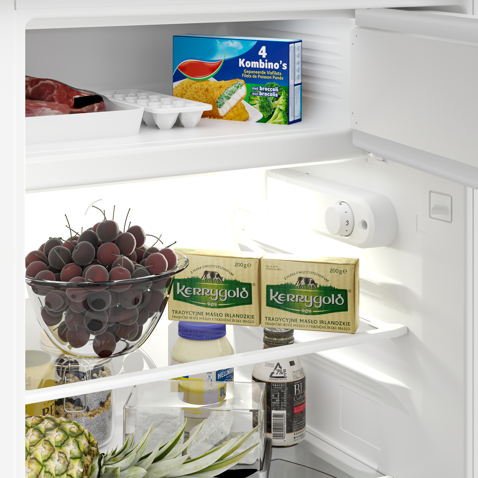 BEKO refrigérateur avec surgélateur - 88cm - B1754FN