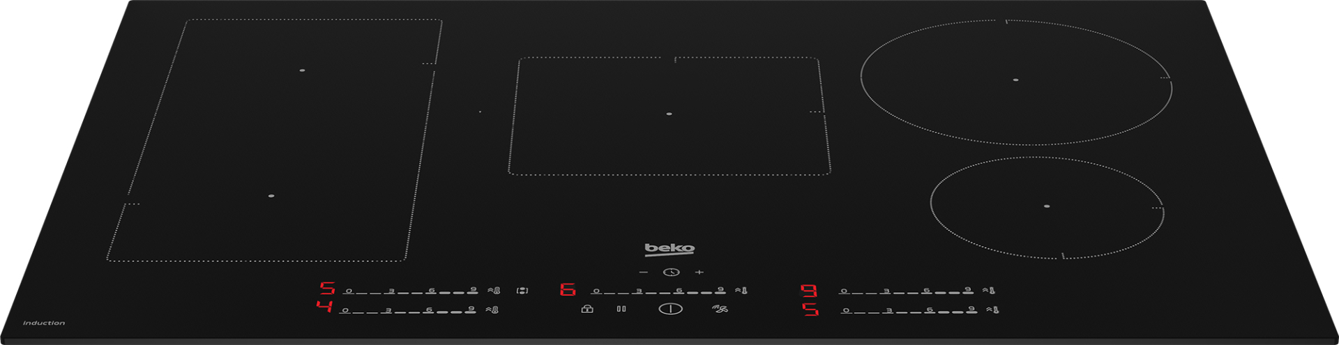 BEKO table de cuisson à induction - 80cm - HII85720UFT