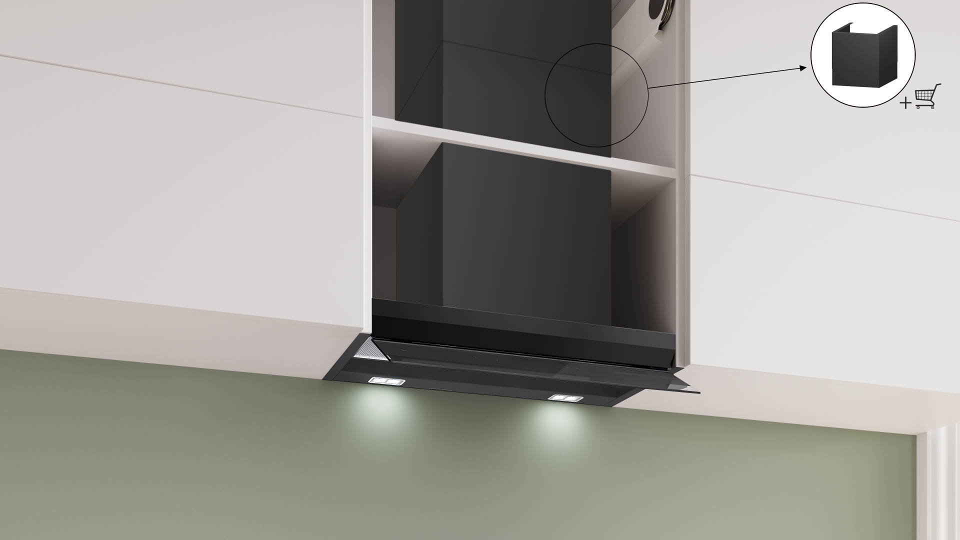 BOSCH SERIE 6 hotte intégré - 60cm - DBB67DP65