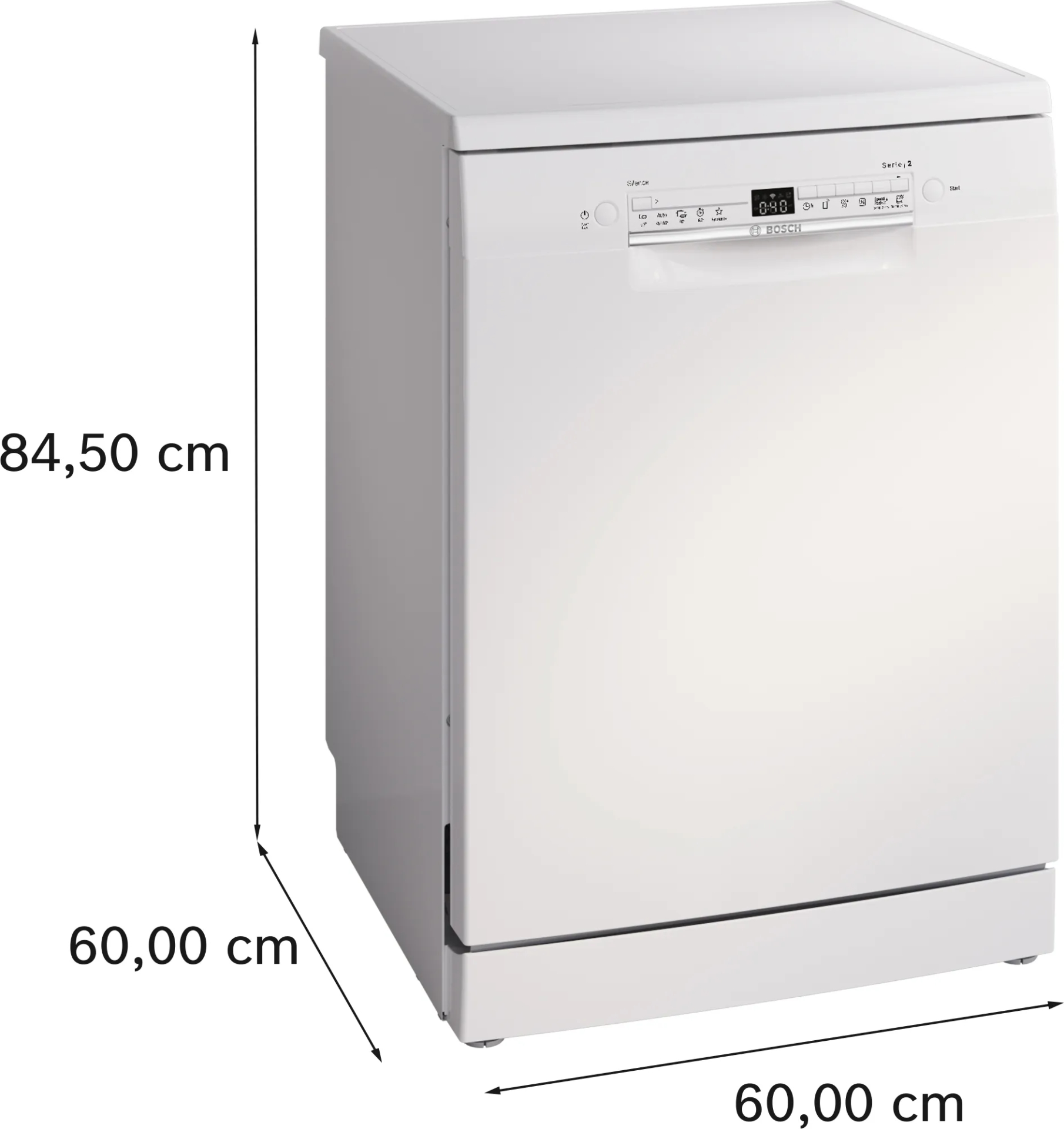 BOSCH SERIE 2 lave-vaisselle pose-libre - SMS2HTW02E