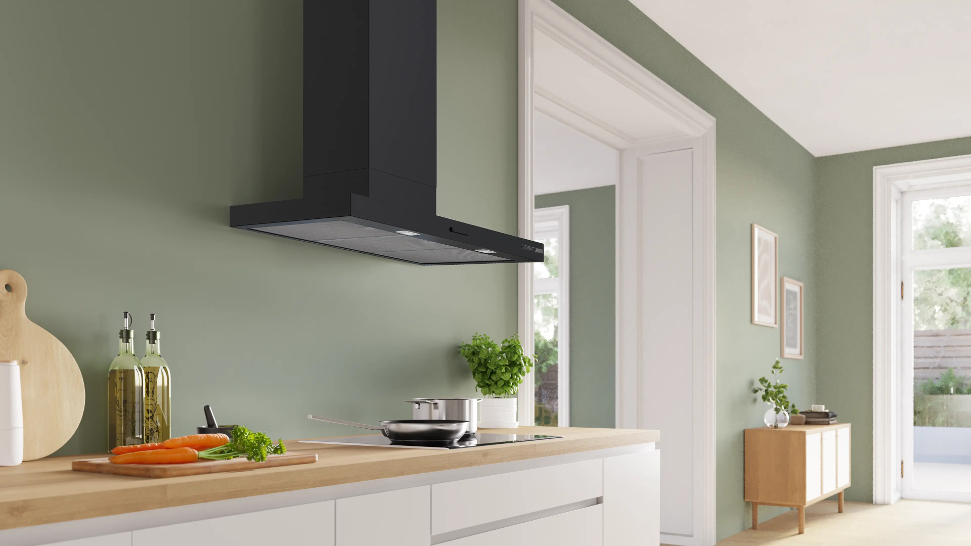 BOSCH SERIE 4 hotte décorative - 90cm - DWB95CC65