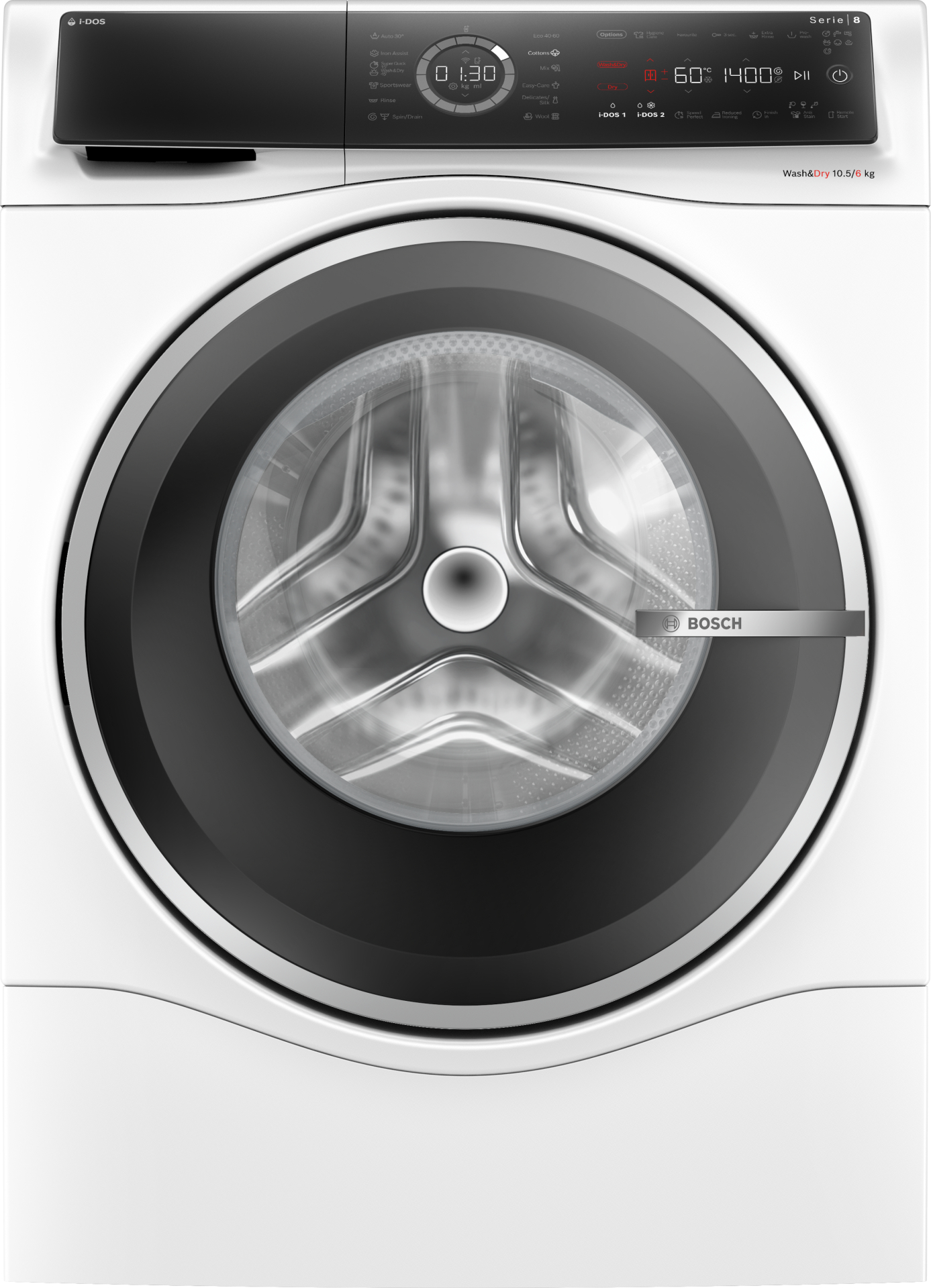 BOSCH SERIE 8 Was-droogcombinatie 6 kg - WNC254A0BY